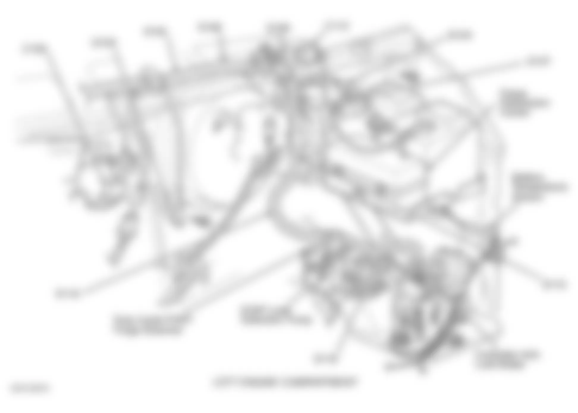 Dodge Ram Van B2500 1998 - Component Locations -  Left Side Of Engine Compartment