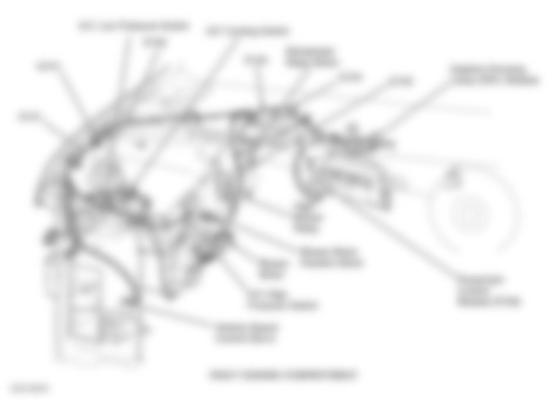 Dodge Ram Van B2500 1998 - Component Locations -  Right Side Of Engine Compartment