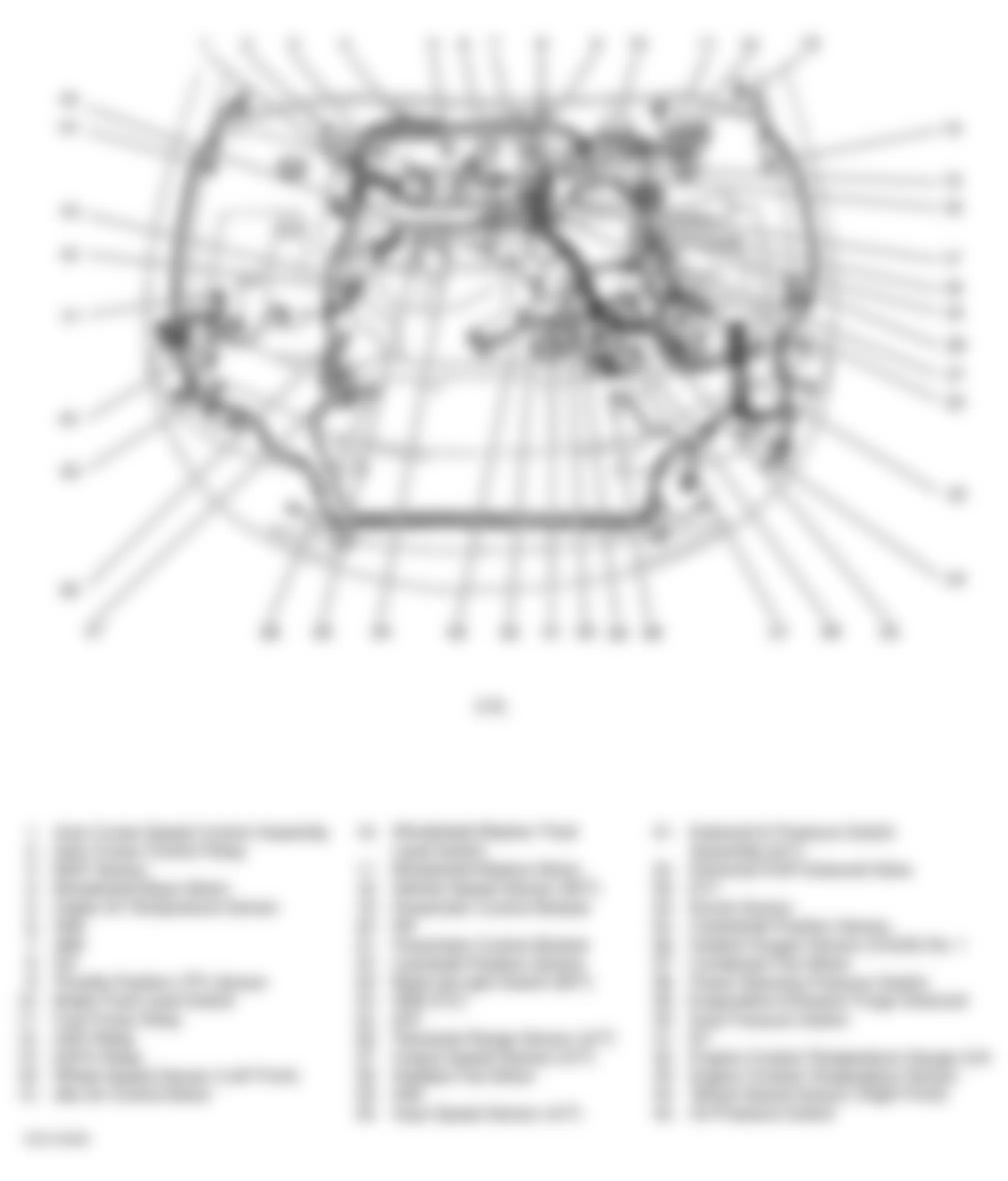 Dodge Avenger 1999 - Component Locations -  Engine Compartment (2.0L)