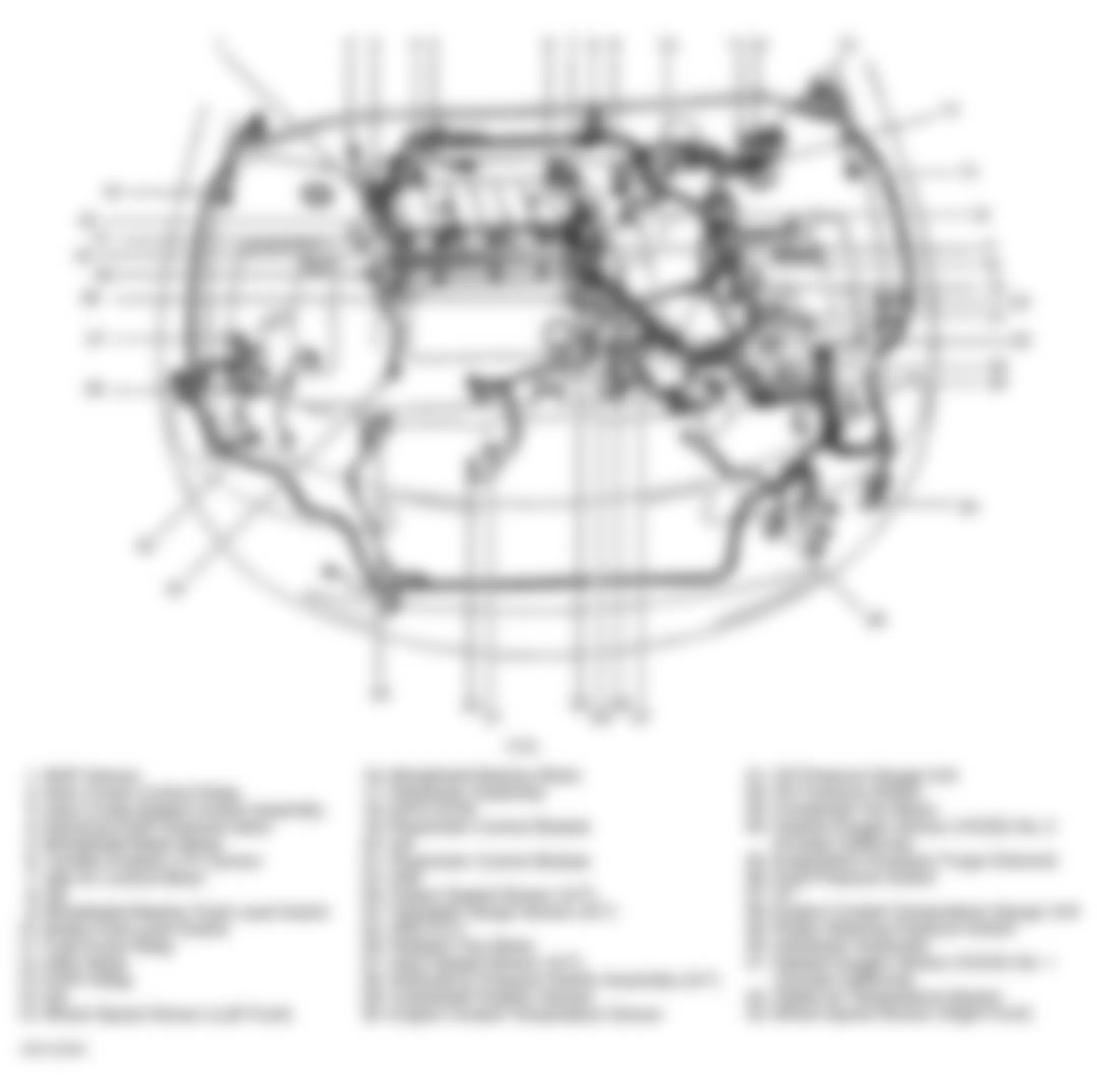 Dodge Avenger Sport 1999 - Component Locations -  Engine Compartment (2.5L)