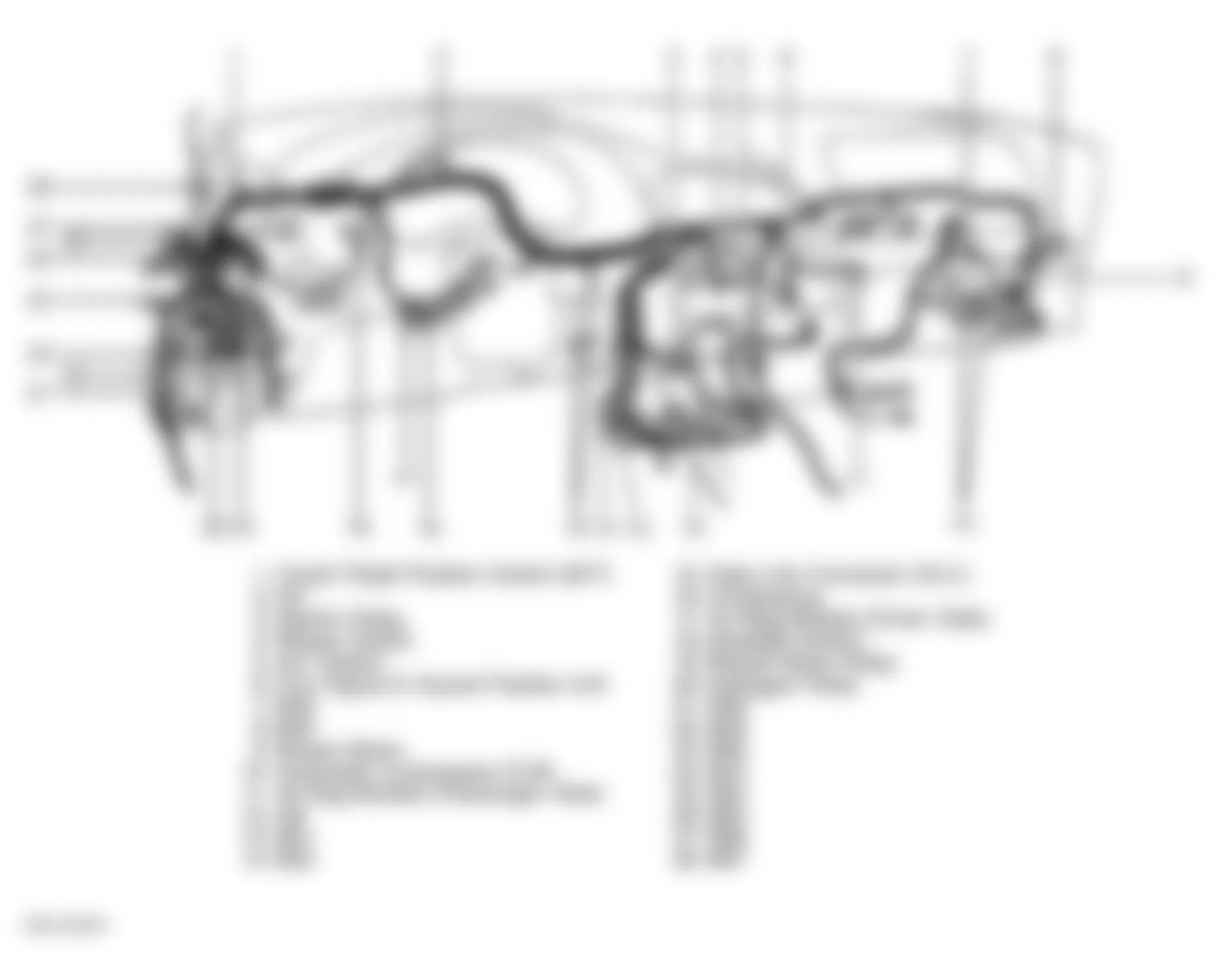 Dodge Avenger Sport 1999 - Component Locations -  Dash