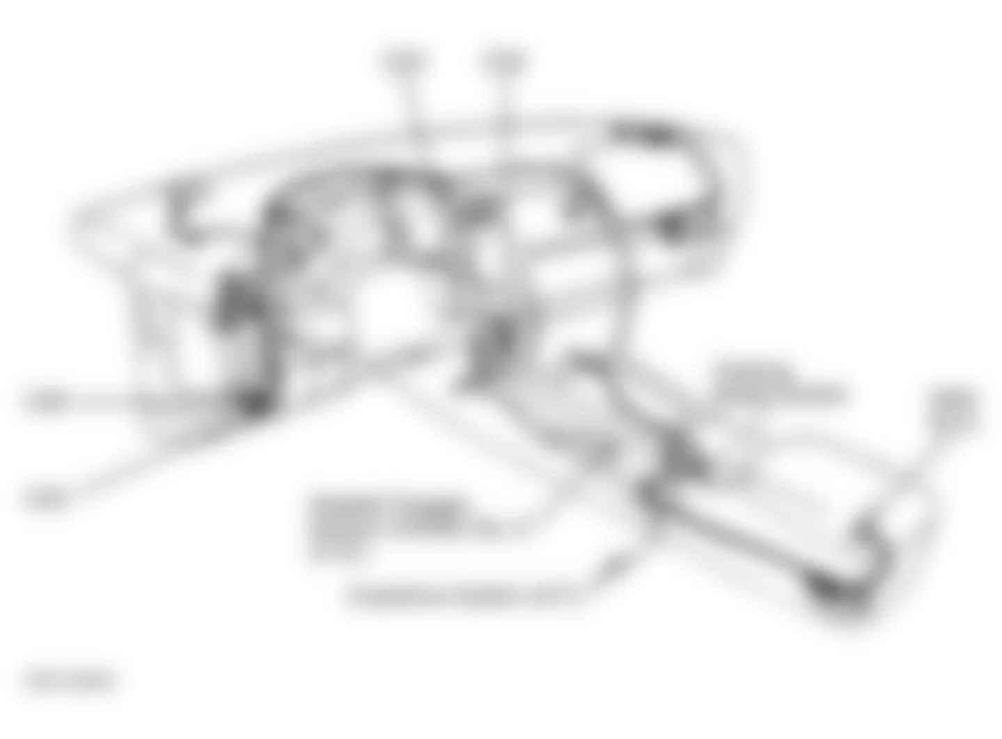 Dodge Avenger Sport 1999 - Component Locations -  Dash & Center Console