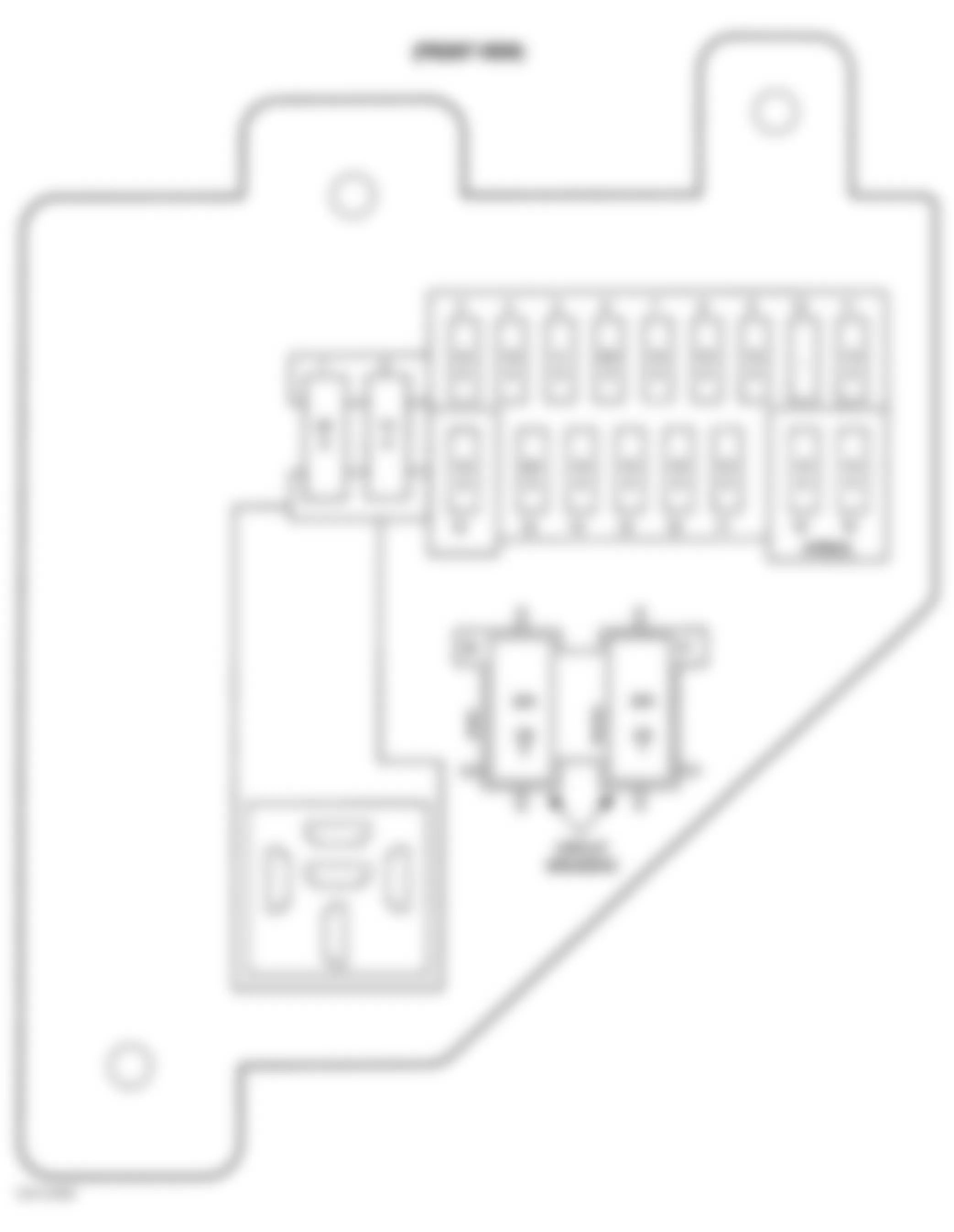 Dodge Durango 1999 - Component Locations -  Identifying Junction Block