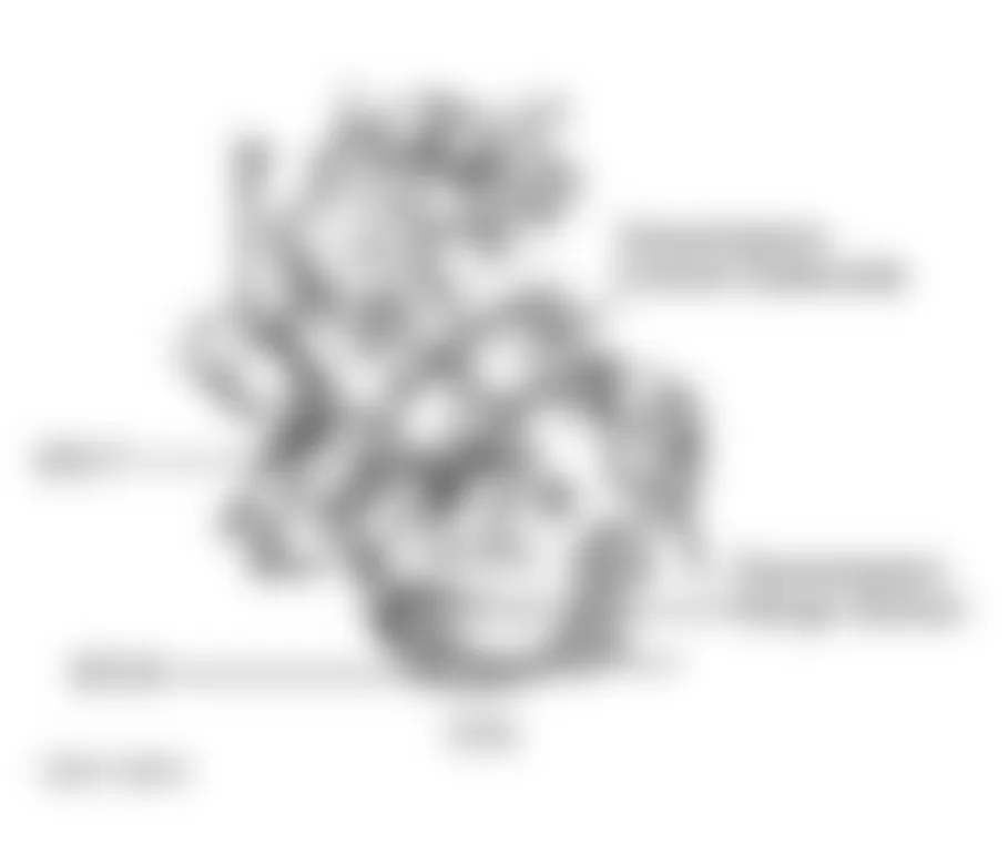 Dodge Grand Caravan SE 1999 - Component Locations -  Engine/Transmission (3.0L)