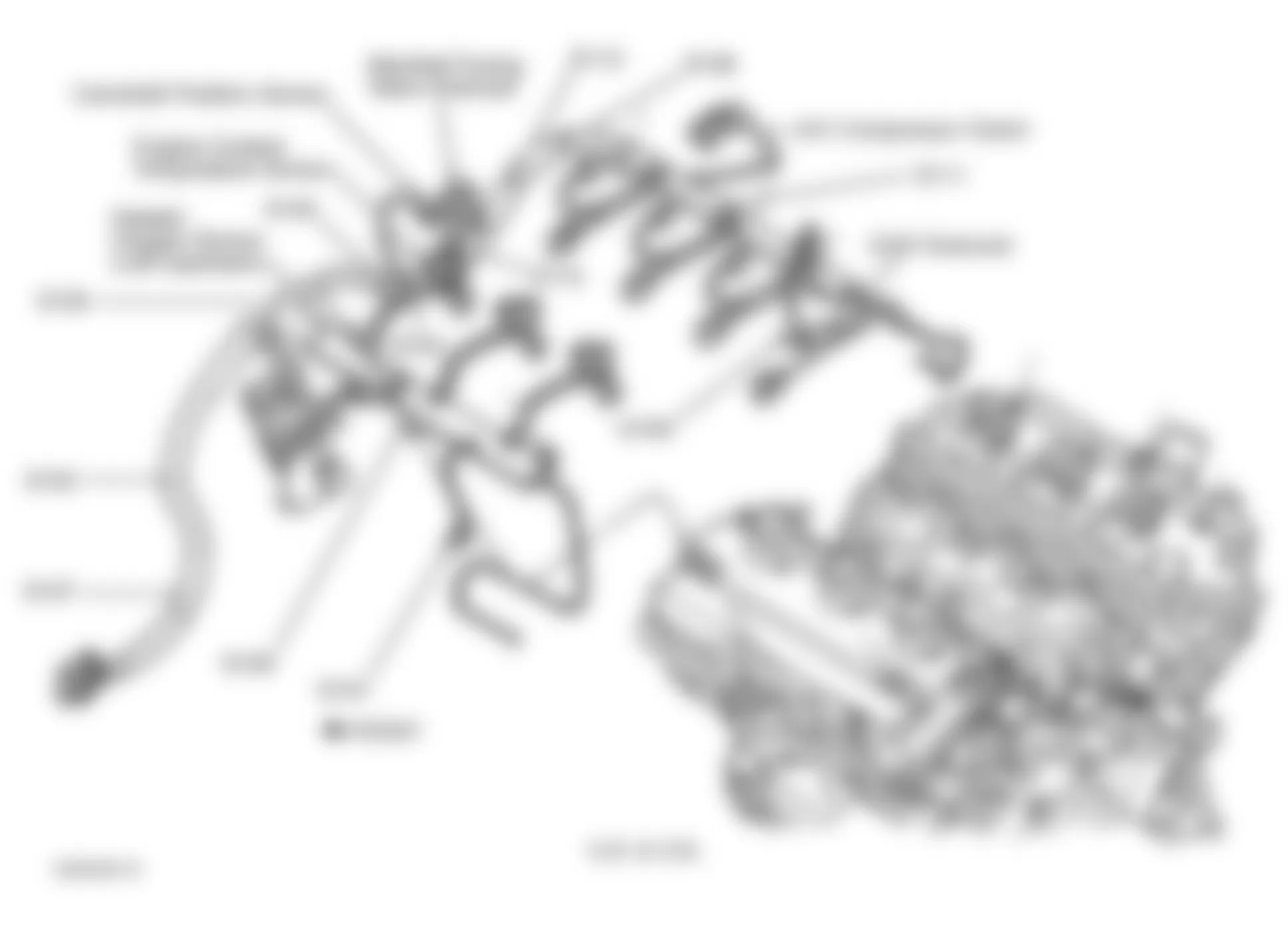 Dodge Intrepid ES 1999 - Component Locations -  Top Of Engine (3.2L & 3.5L)