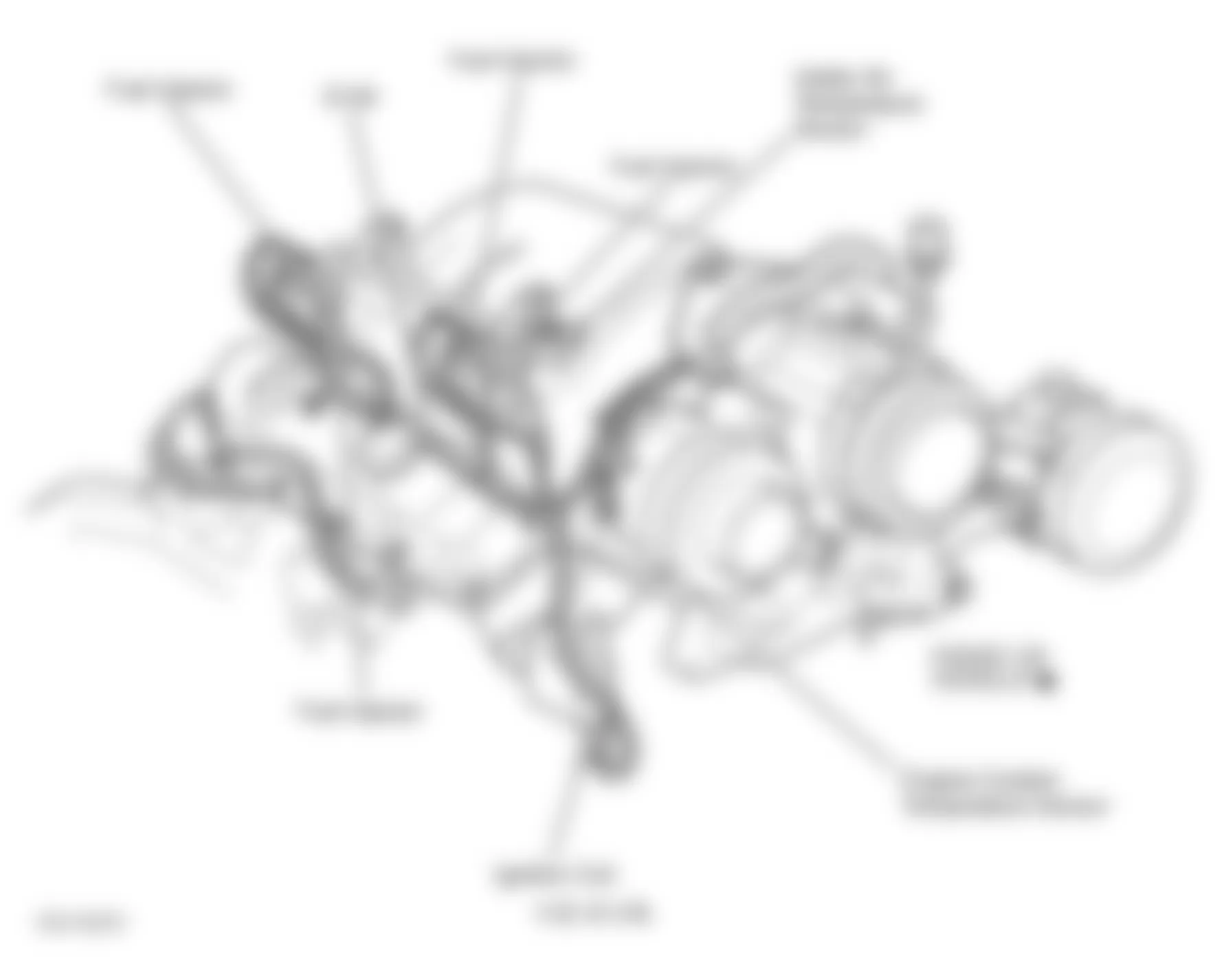 Dodge Ram Van B3500 1999 - Component Locations -  Right Front Of Engine (5.2L & 5.9L)