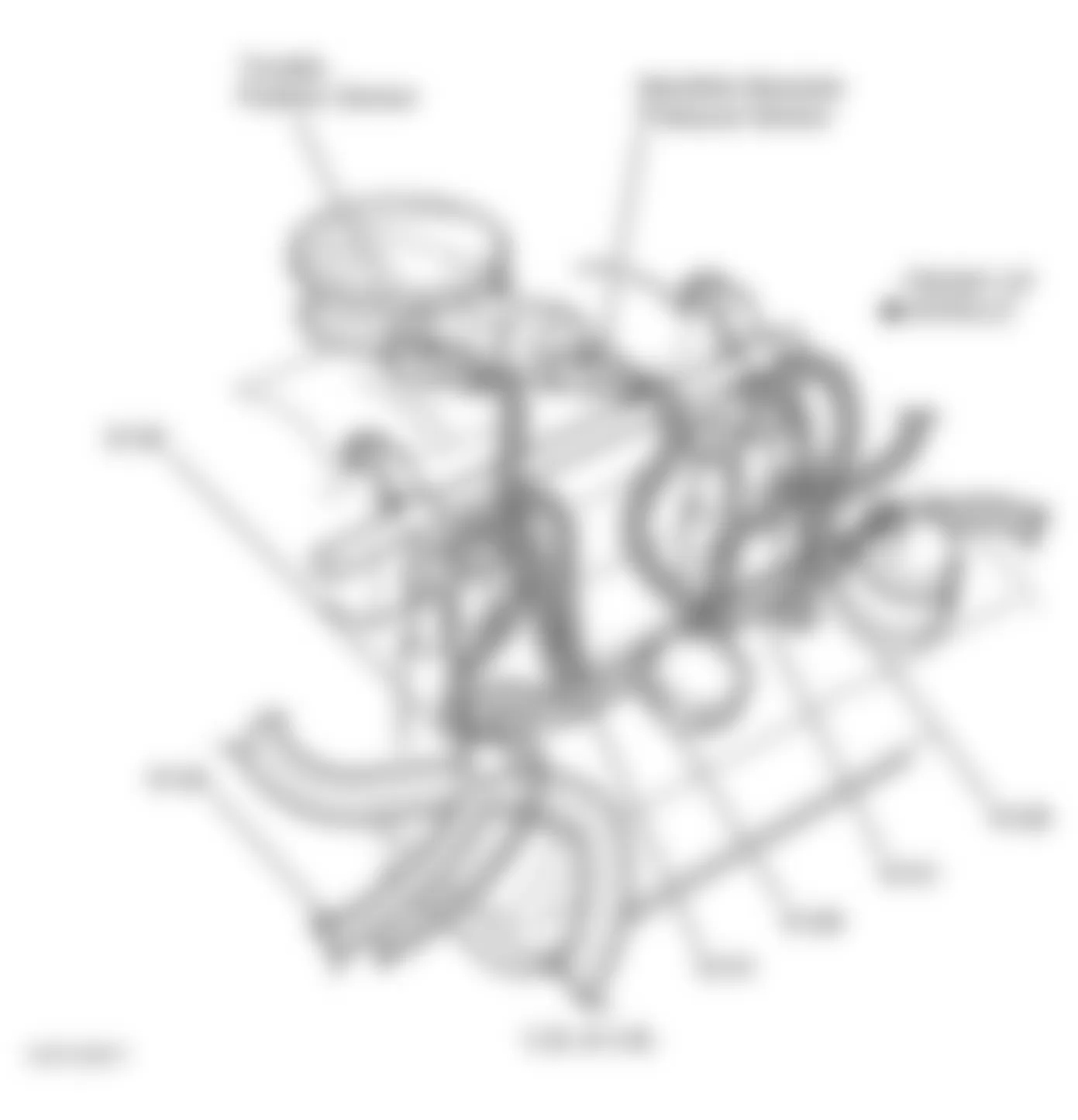 Dodge Ram Van B3500 1999 - Component Locations -  Left Front Of Engine (5.2L & 5.9L)