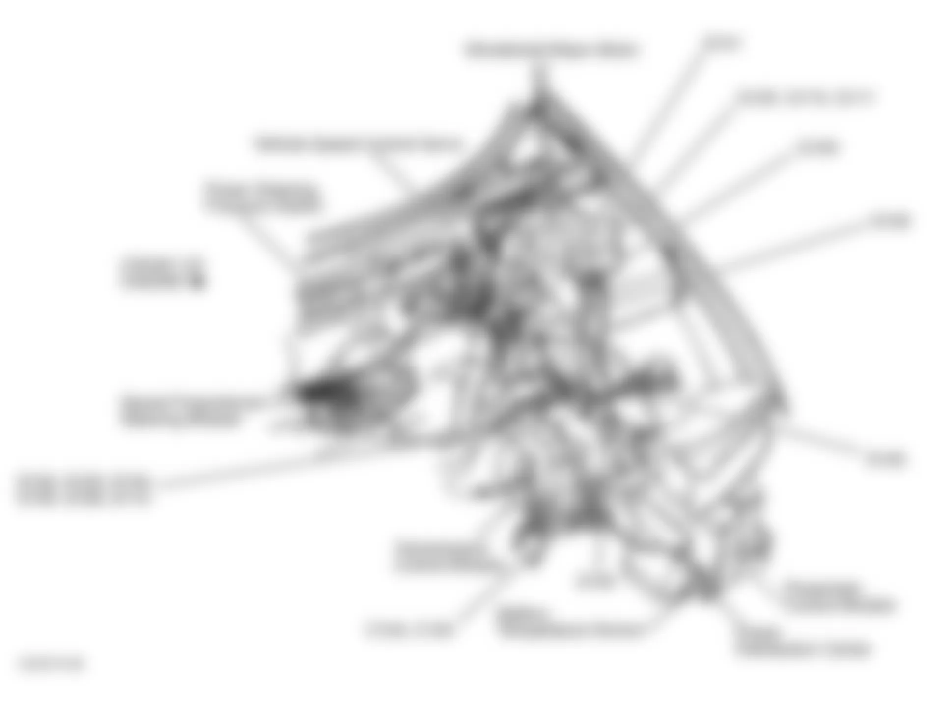 Dodge Stratus 1999 - Component Locations -  Left Front Side Of Engine Compartment