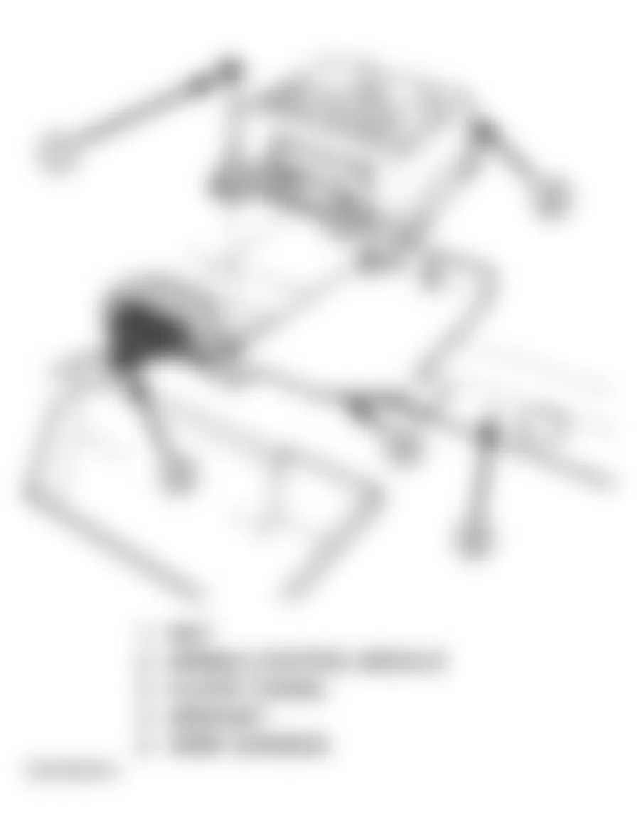 Dodge Viper RT/10 1999 - Component Locations - Locating Airbag Control Module