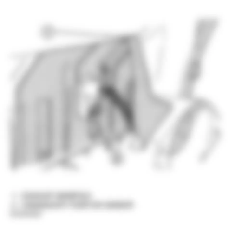 Dodge Viper RT/10 1999 - Component Locations - Locating Crankshaft Position Sensor