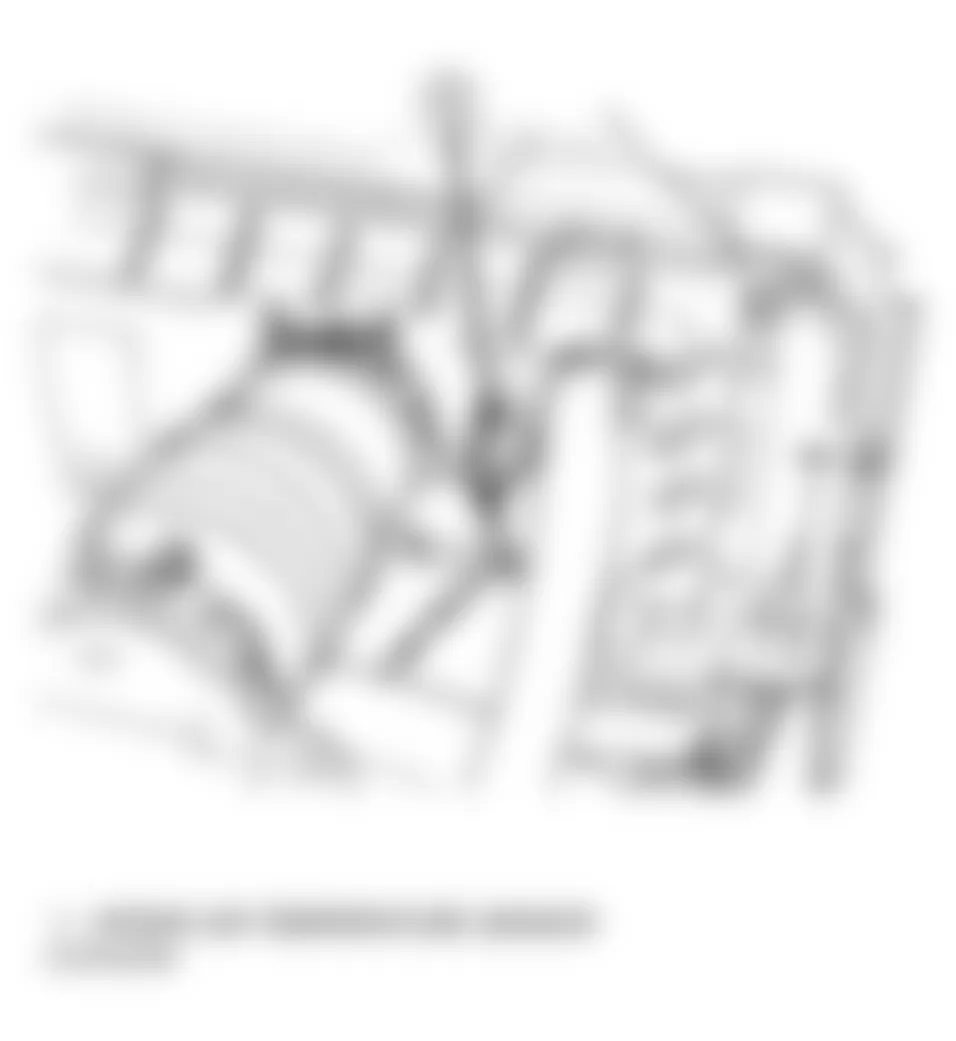 Dodge Viper RT/10 1999 - Component Locations - Locating Intake Air Temperature Sensor