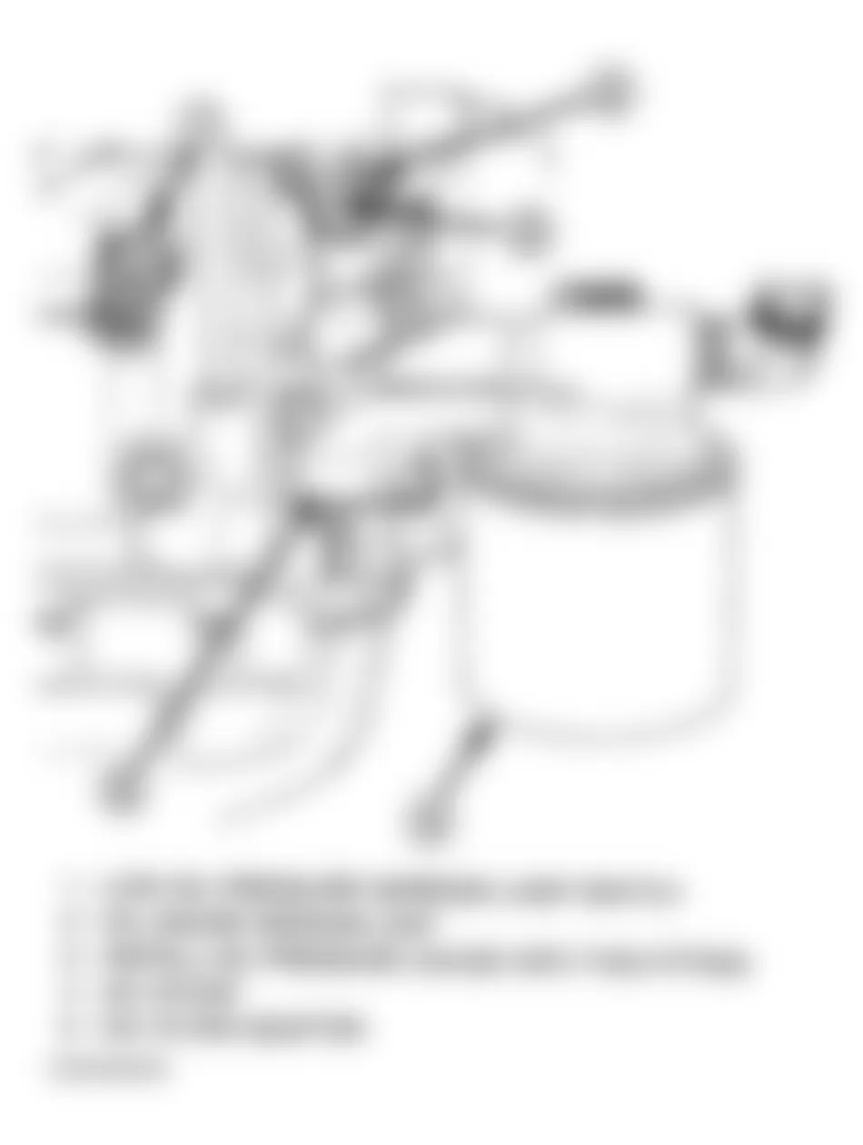 Dodge Viper RT/10 1999 - Component Locations - Locating Oil Gauge Sending Unit/Sensor & Low Oil Warning Lamp Switch