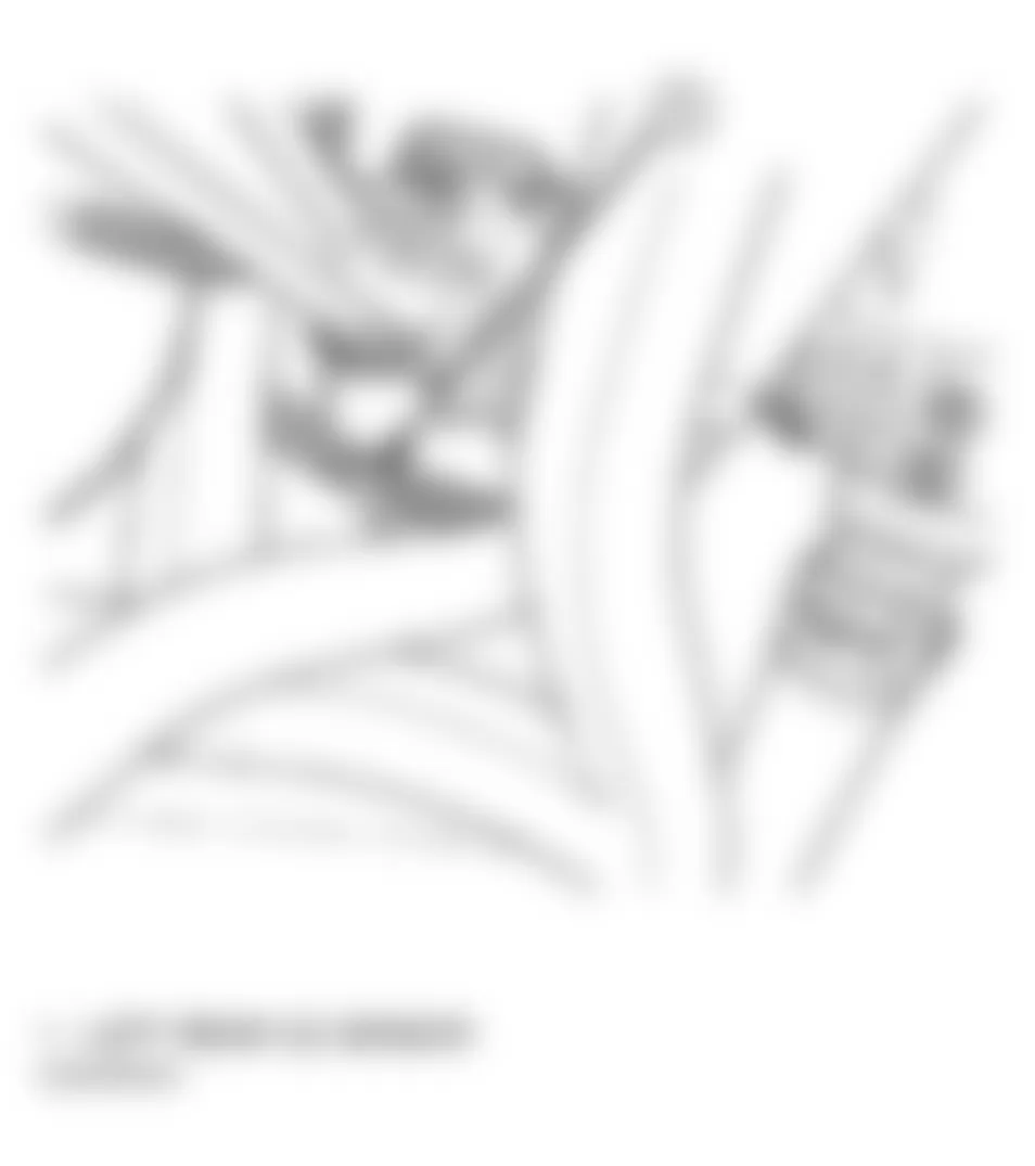 Dodge Viper RT/10 1999 - Component Locations - Locating Rear Heated Oxygen Sensor (Left)