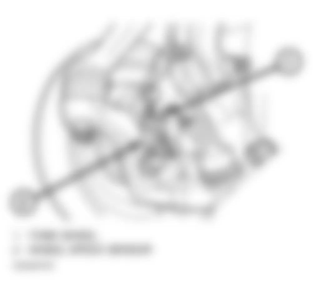 Dodge Viper RT/10 1999 - Component Locations - Locating Wheel Speed Sensor (Rear)