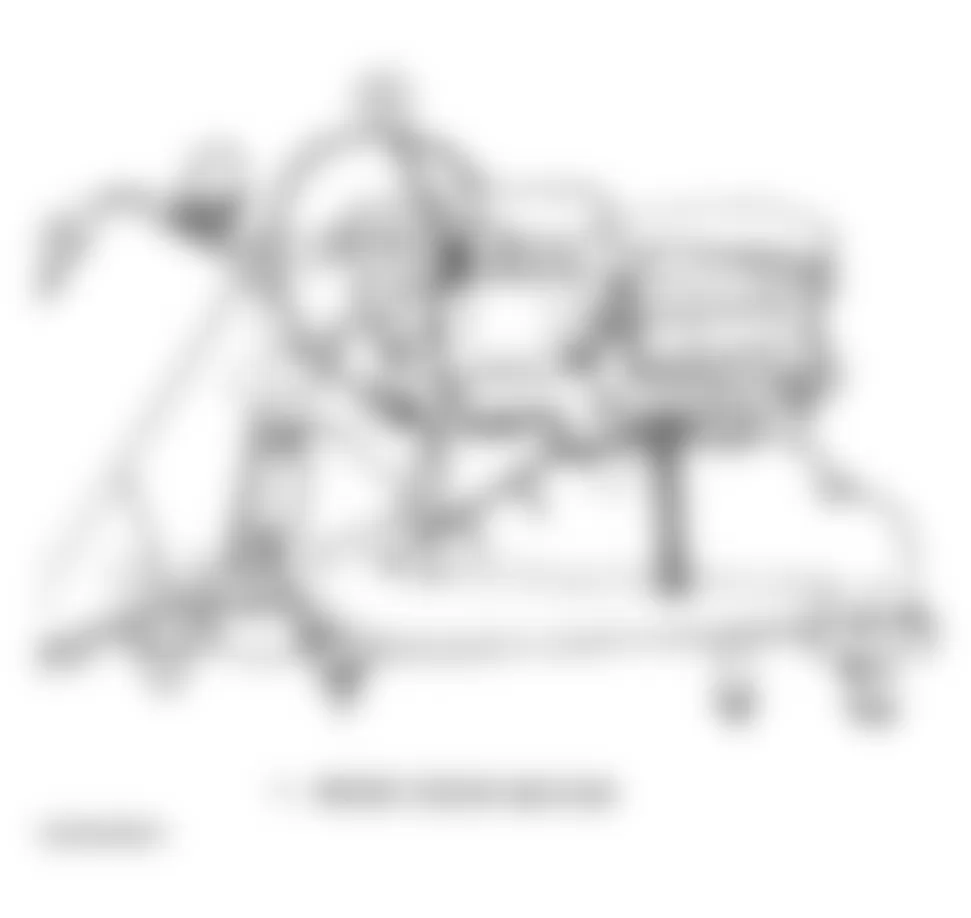 Dodge Viper RT/10 1999 - Component Locations - Locating Mode Door Motor