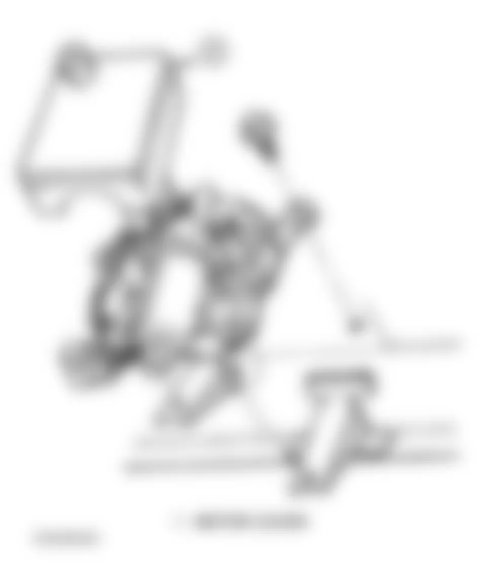 Dodge Viper RT/10 1999 - Component Locations - Locating Wiper Motor