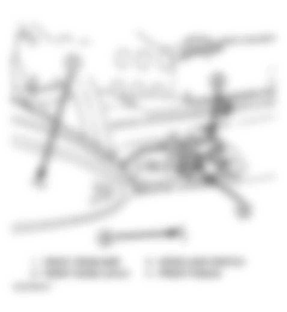 Dodge Viper RT/10 1999 - Component Locations - Locating Hood Ajar Switch