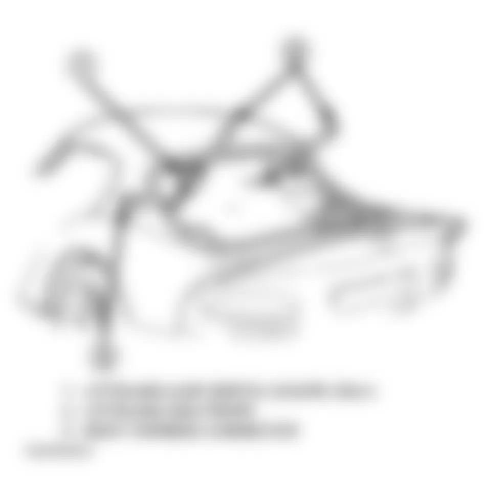 Dodge Viper RT/10 1999 - Component Locations - Locating Liftglass Ajar Switch