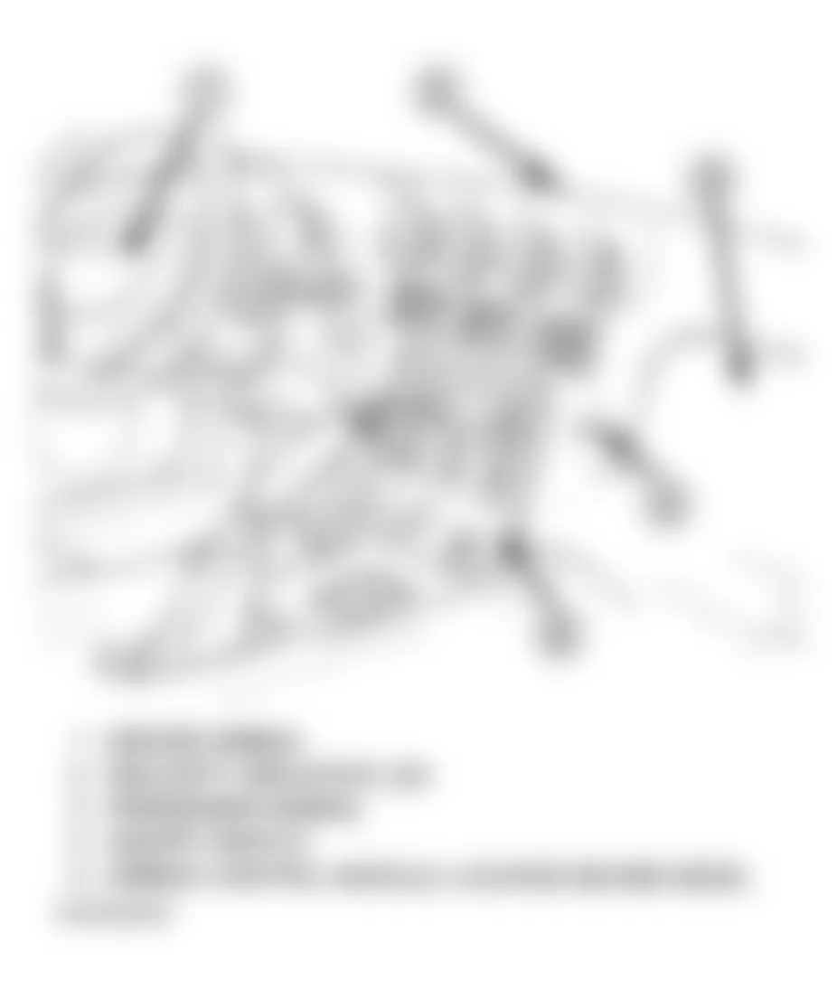 Dodge Viper RT/10 1999 - Component Locations - Locating Passenger Airbag ON/OFF Switch