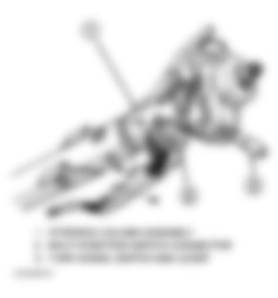 Dodge Viper RT/10 1999 - Component Locations - Locating Multi-Function Switch Connector