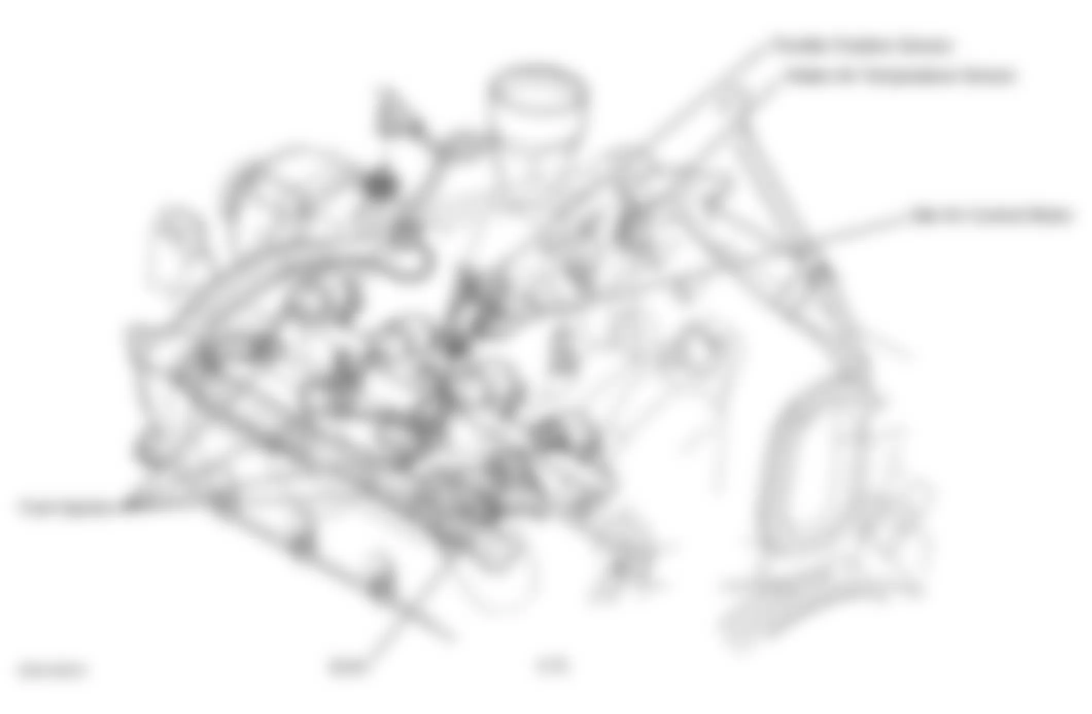 Dodge Dakota 2000 - Component Locations -  Left Side Of Engine (4.7L)