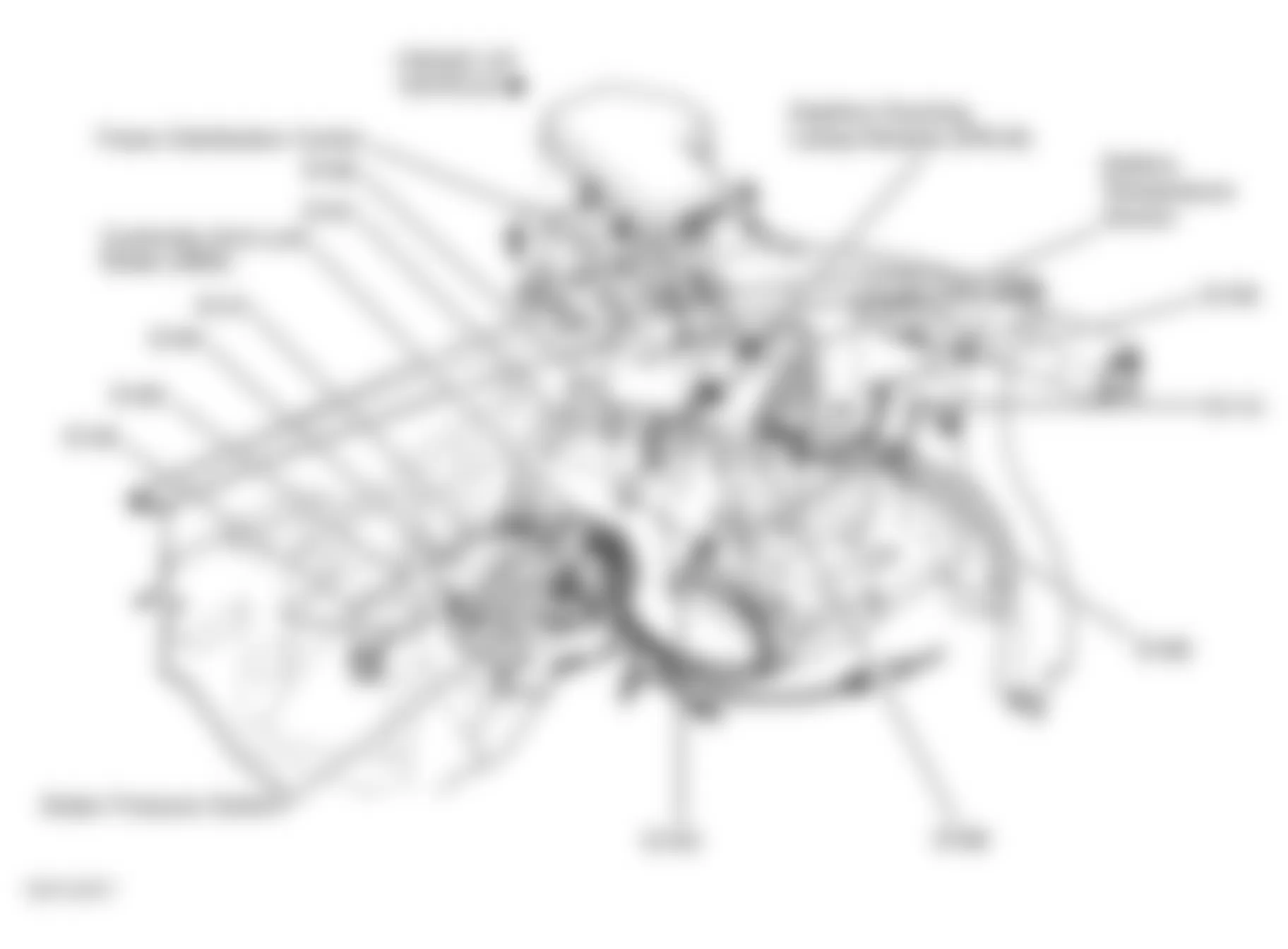 Dodge Dakota 2000 - Component Locations -  Left Side Of Engine Compartment