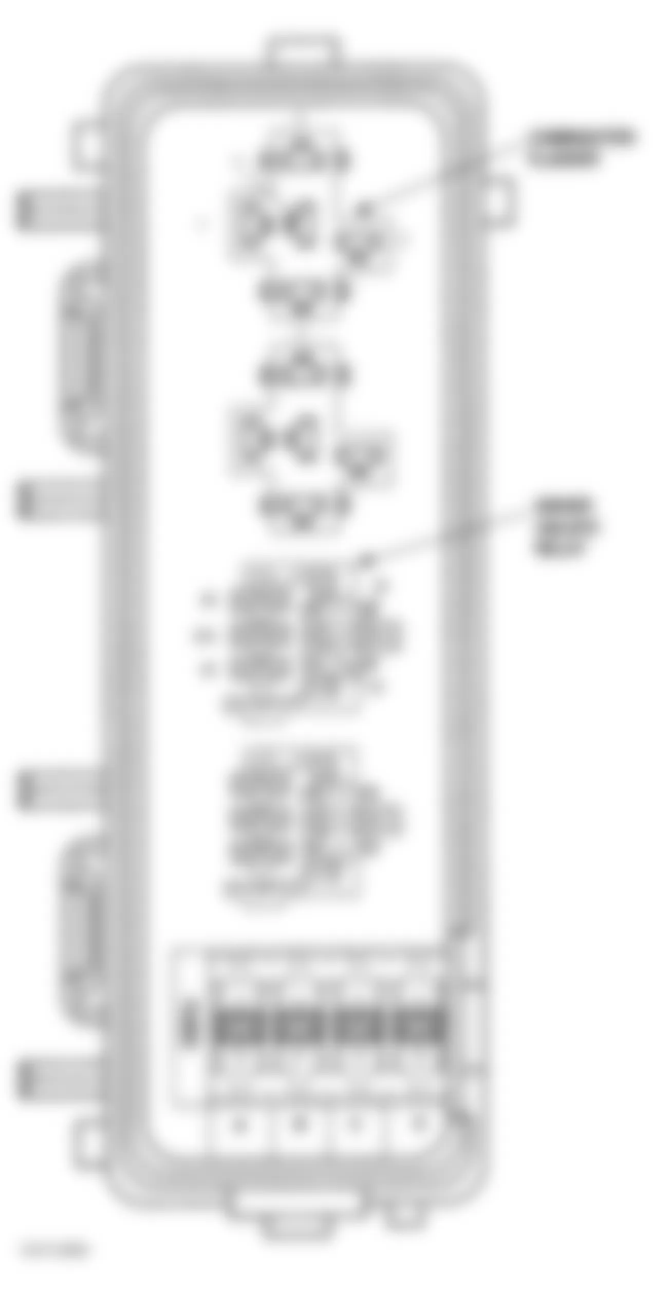 Dodge Dakota 2000 - Component Locations -  Fuse/Relay Block Identification