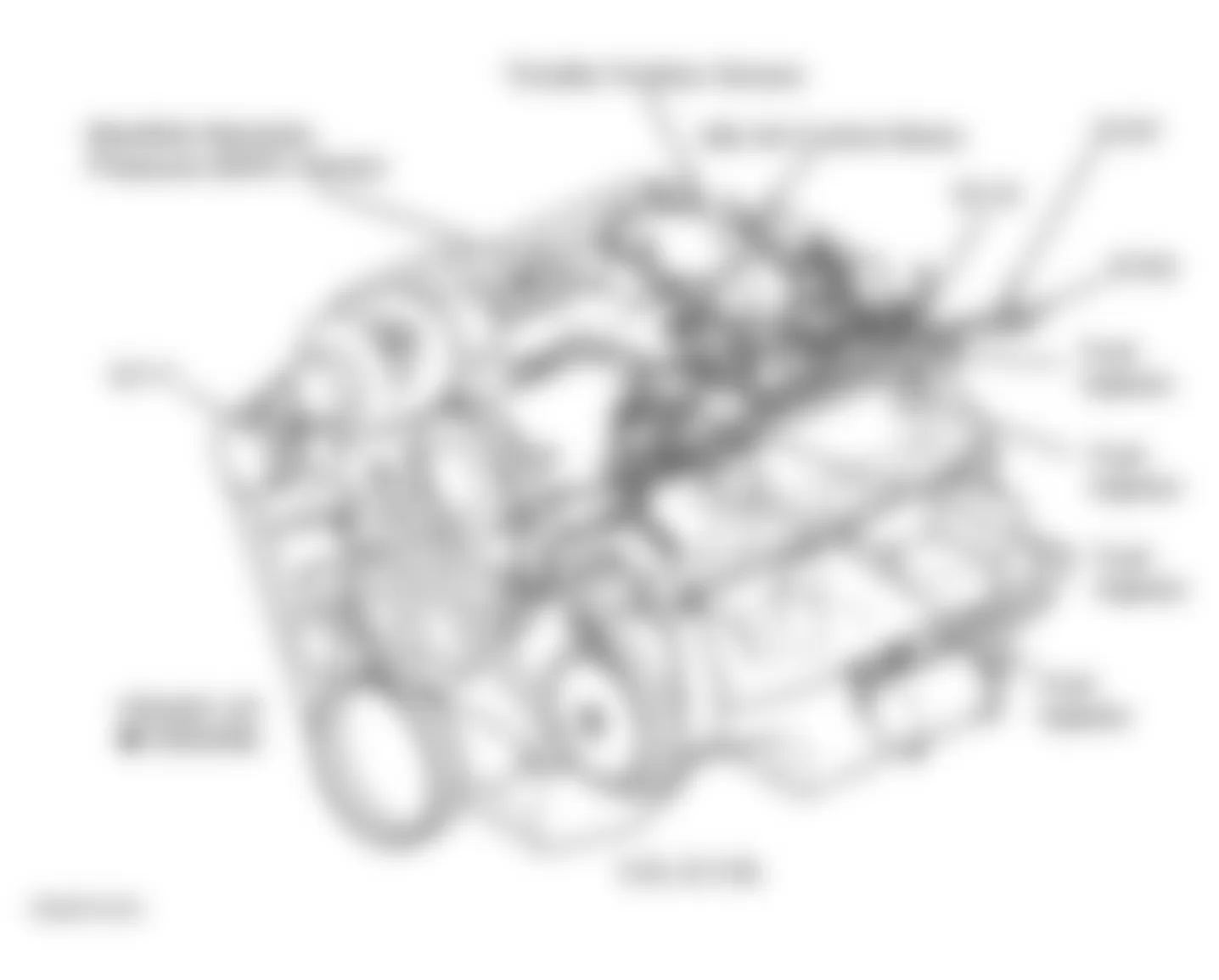 Dodge Durango 2000 - Component Locations -  Top Of Engine (5.2L & 5.9L)