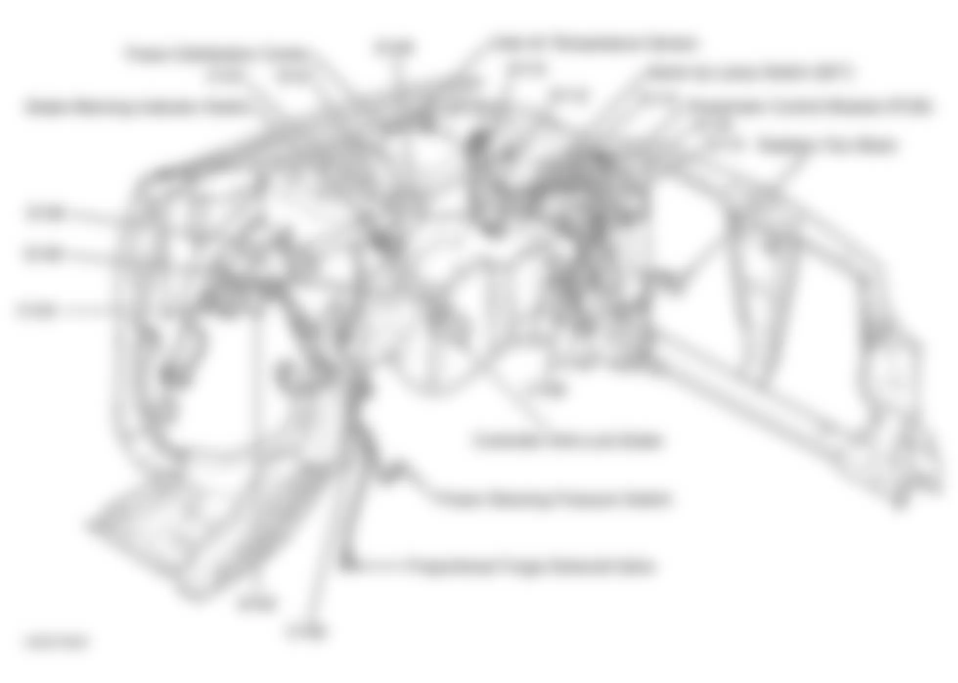 Dodge Neon High Line 2000 - Component Locations -  Left Side Of Engine Compartment