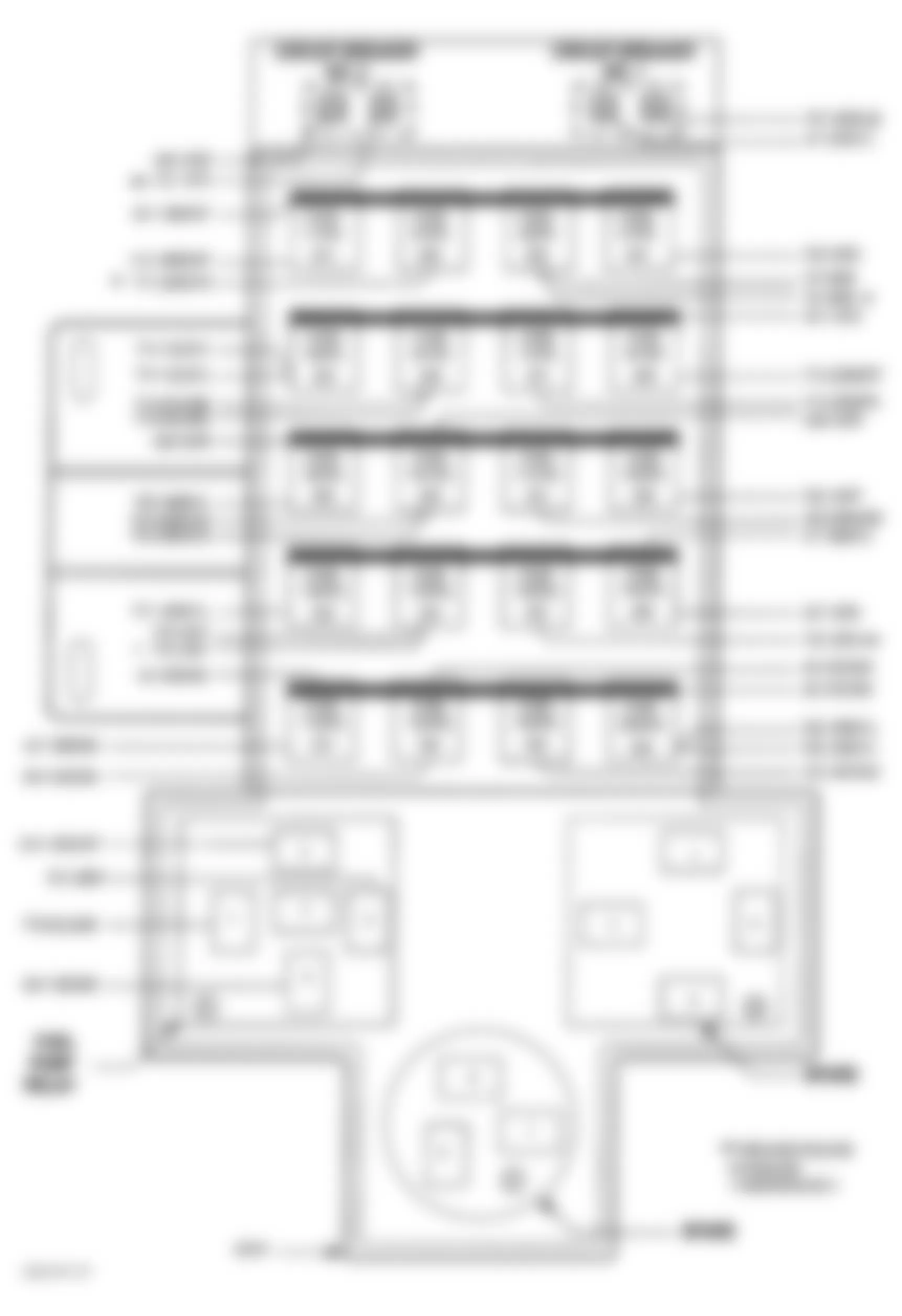 Dodge Ram Van B1500 2000 - Component Locations -  Identifying Fuse Block Fuses