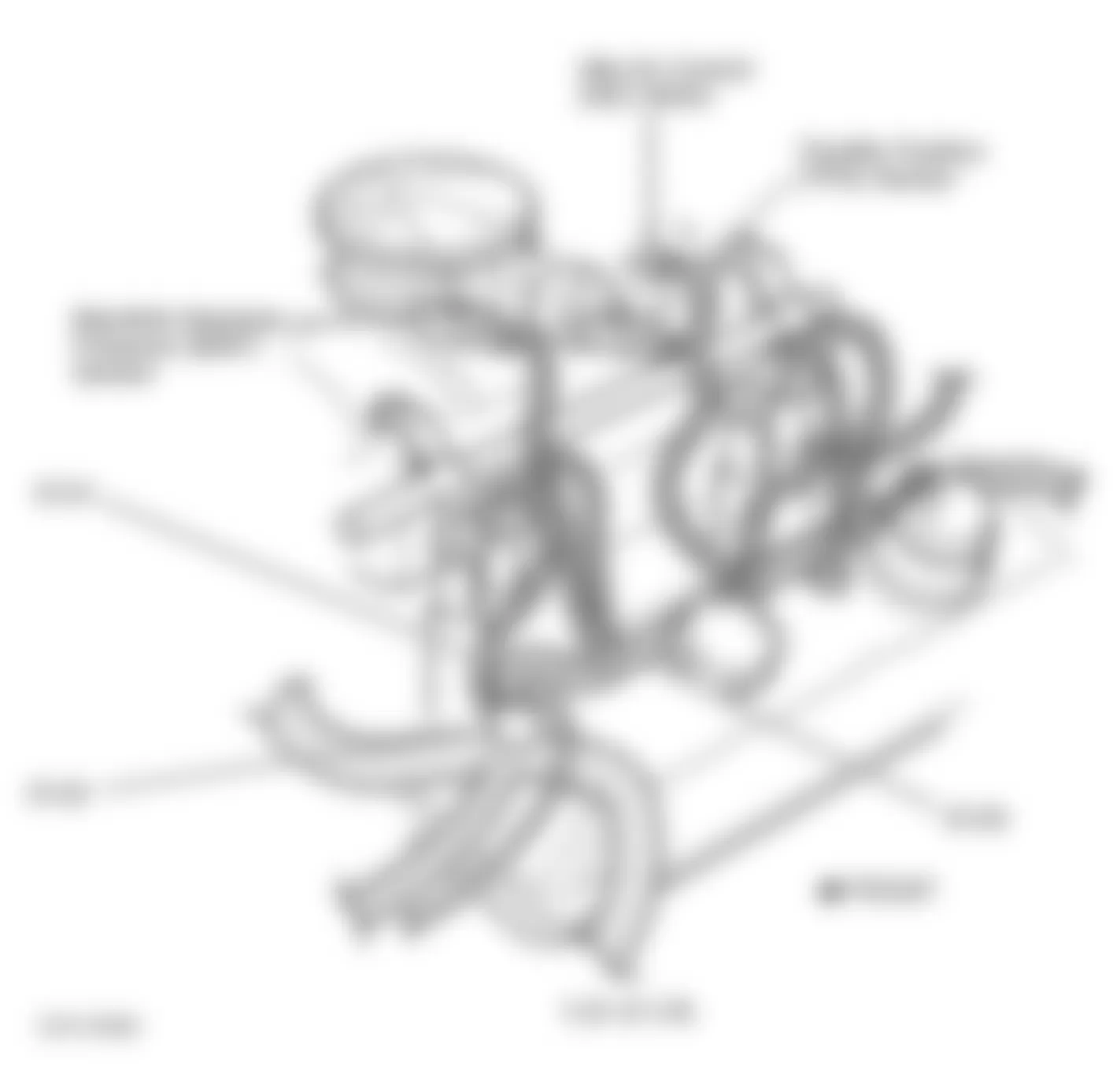 Dodge Ram Van B3500 2000 - Component Locations -  Left Front Of Engine (5.2L & 5.9L)