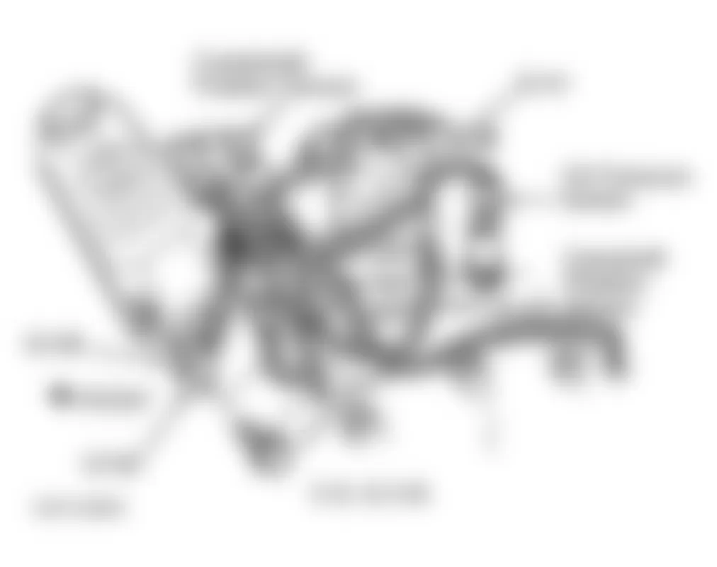 Dodge Ram Van B3500 2000 - Component Locations -  Left Rear Of Engine (5.2L & 5.9L)