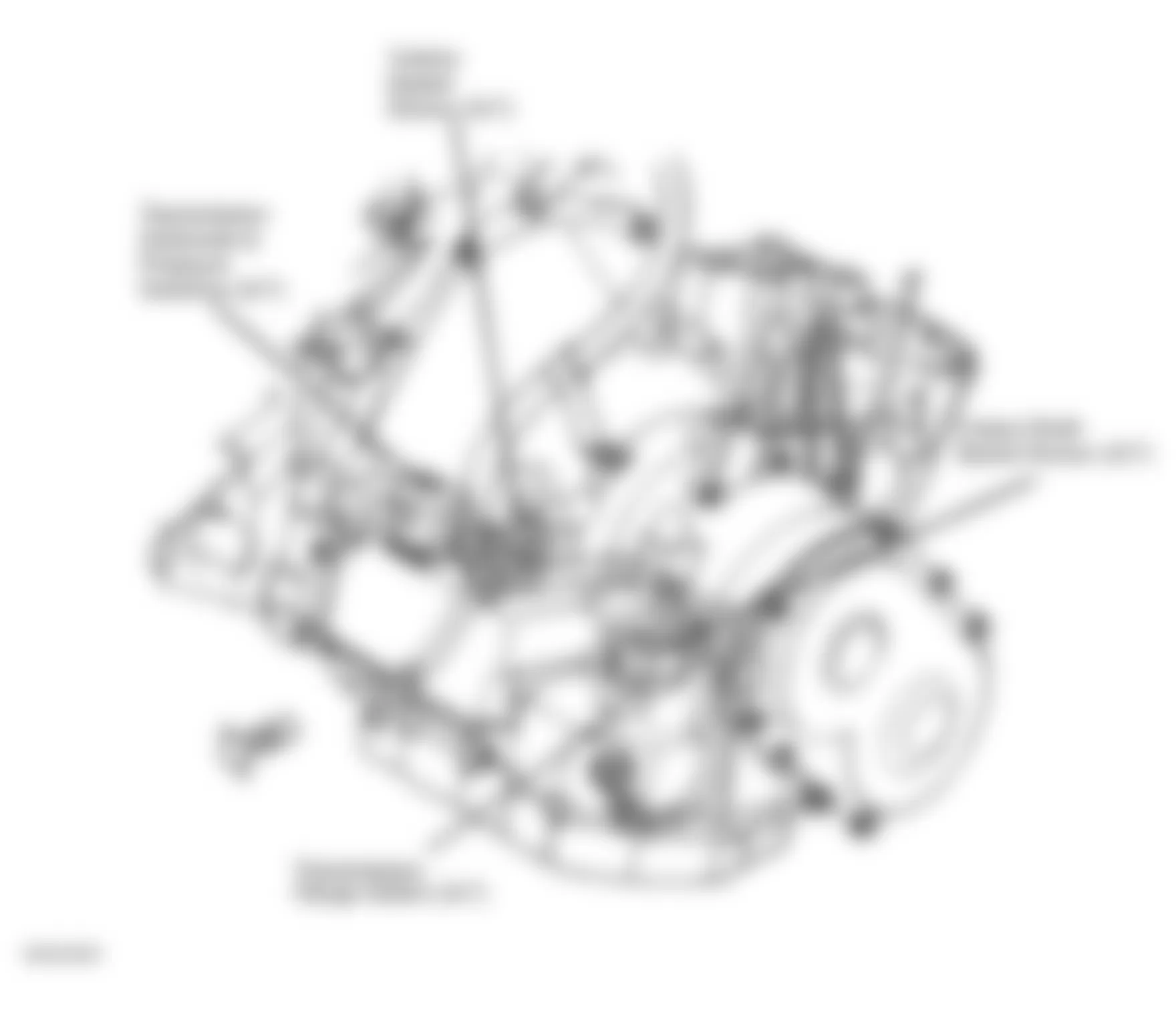 Dodge Stratus ES 2000 - Component Locations -  Transmission