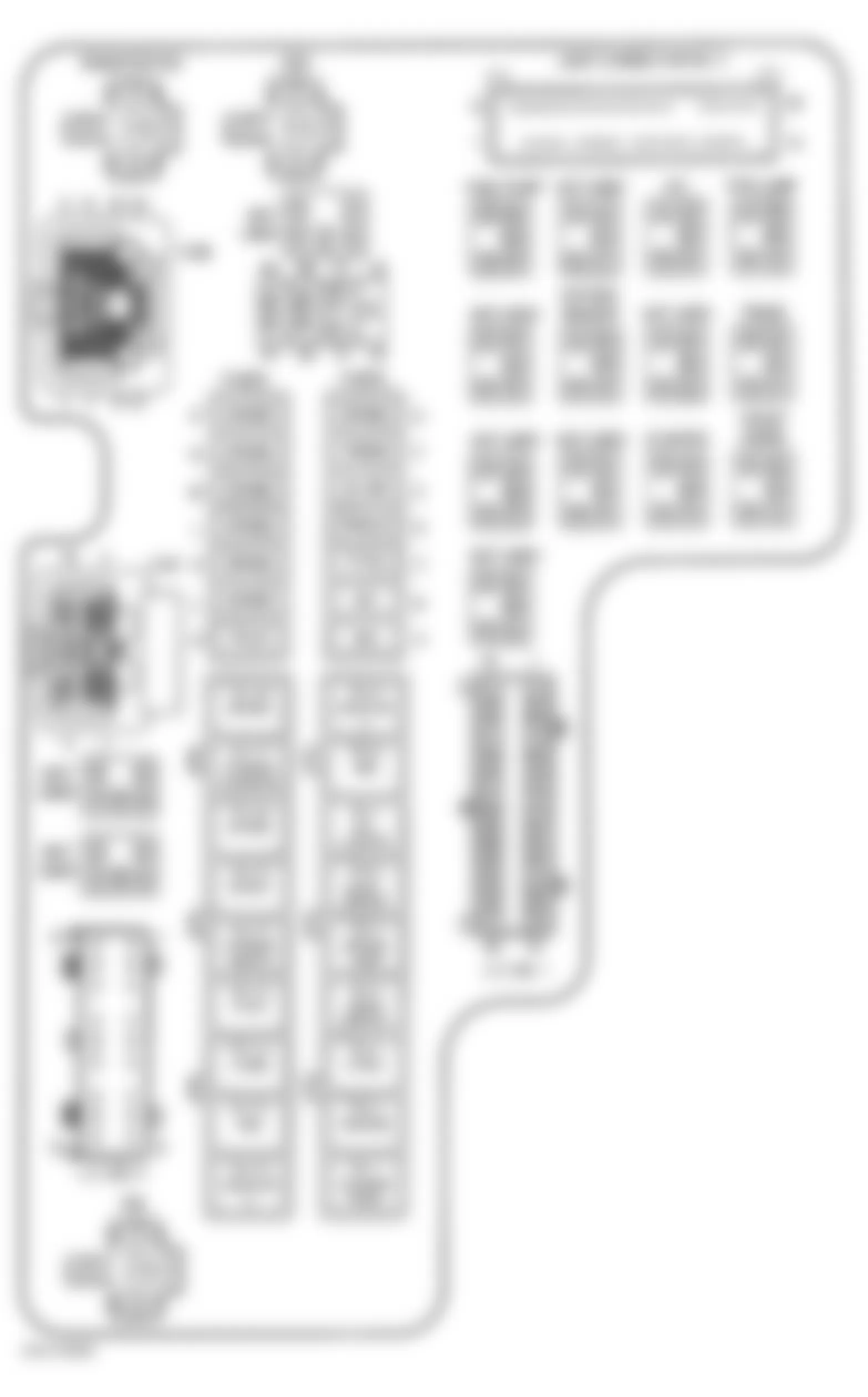 Dodge Dakota 2001 - Component Locations -  Identifying Power Distribution Center