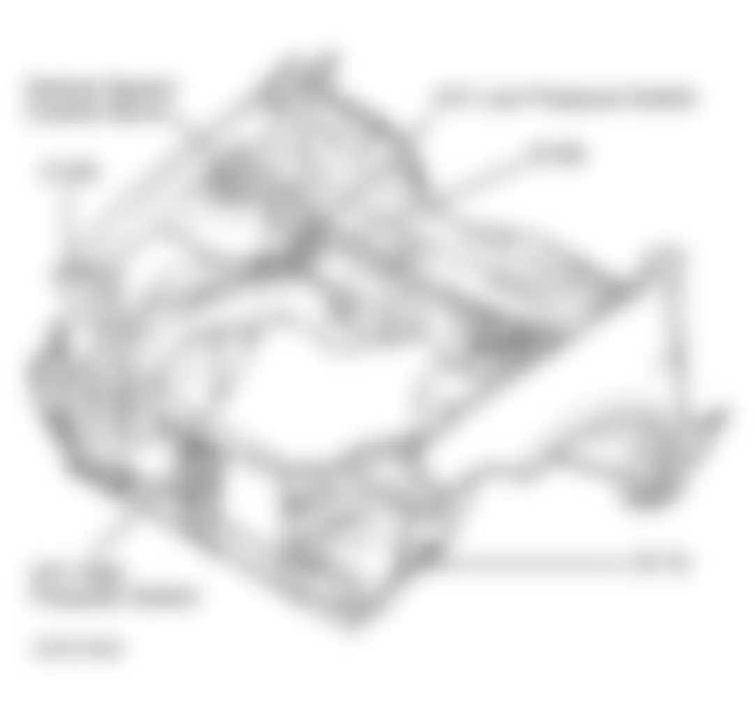 Dodge Neon SE 2001 - Component Locations -  Rear Of Engine Compartment
