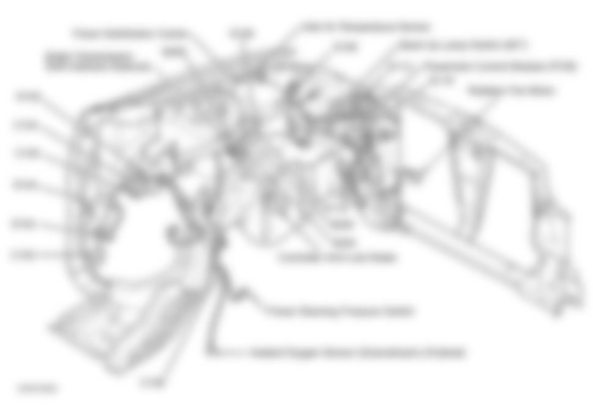 Dodge Neon SE 2001 - Component Locations -  Left Side Of Engine Compartment