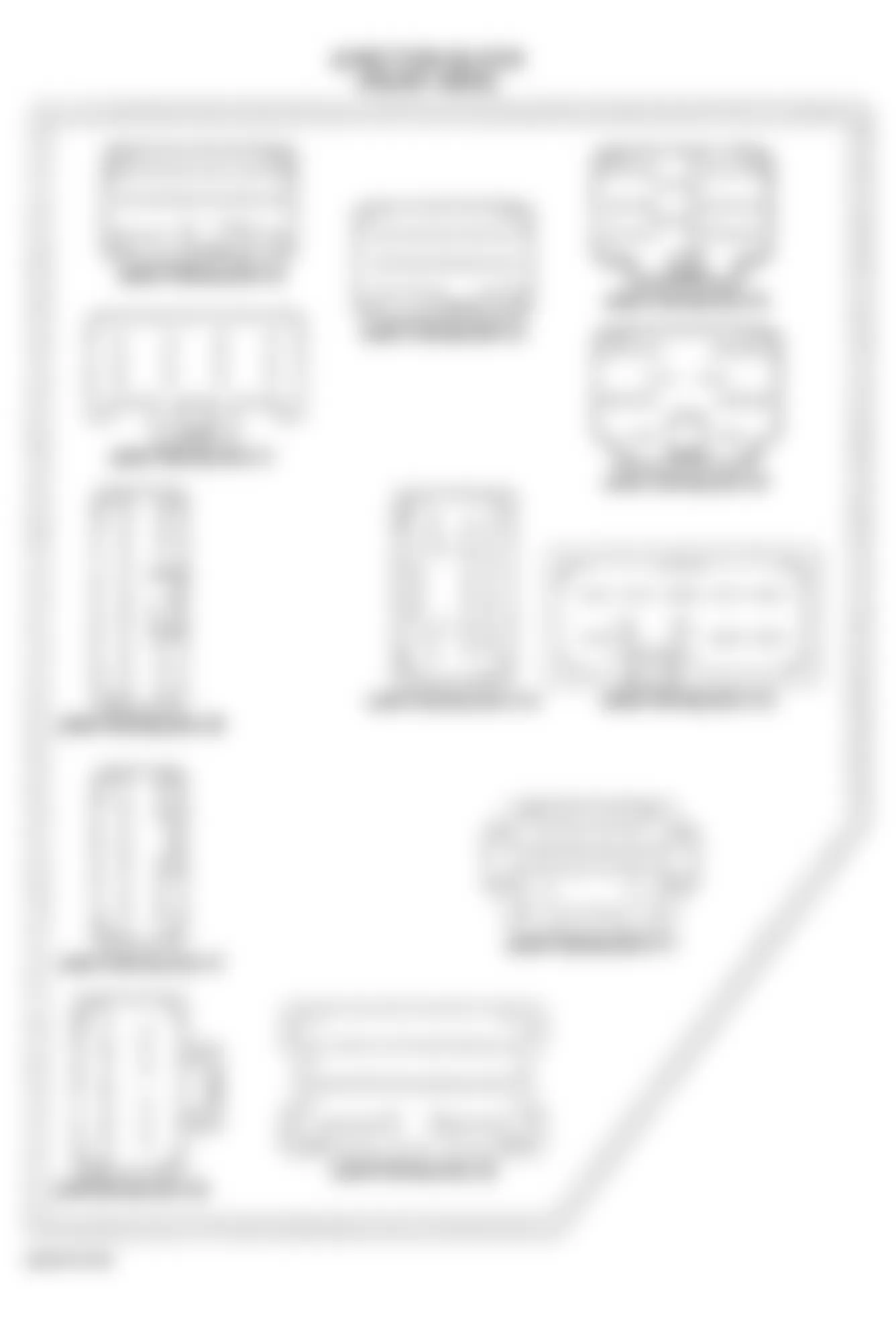 Dodge Dakota R/T 2002 - Component Locations -  Identifying Junction Block Components (Rear View)