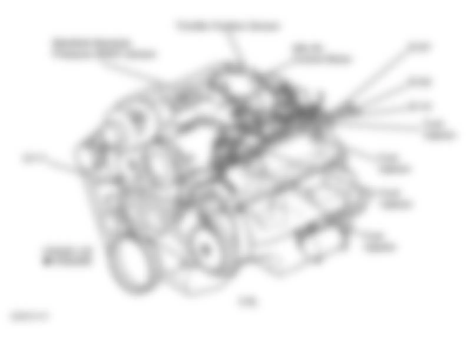 Dodge Durango 2002 - Component Locations -  Top Of Engine (5.9L)