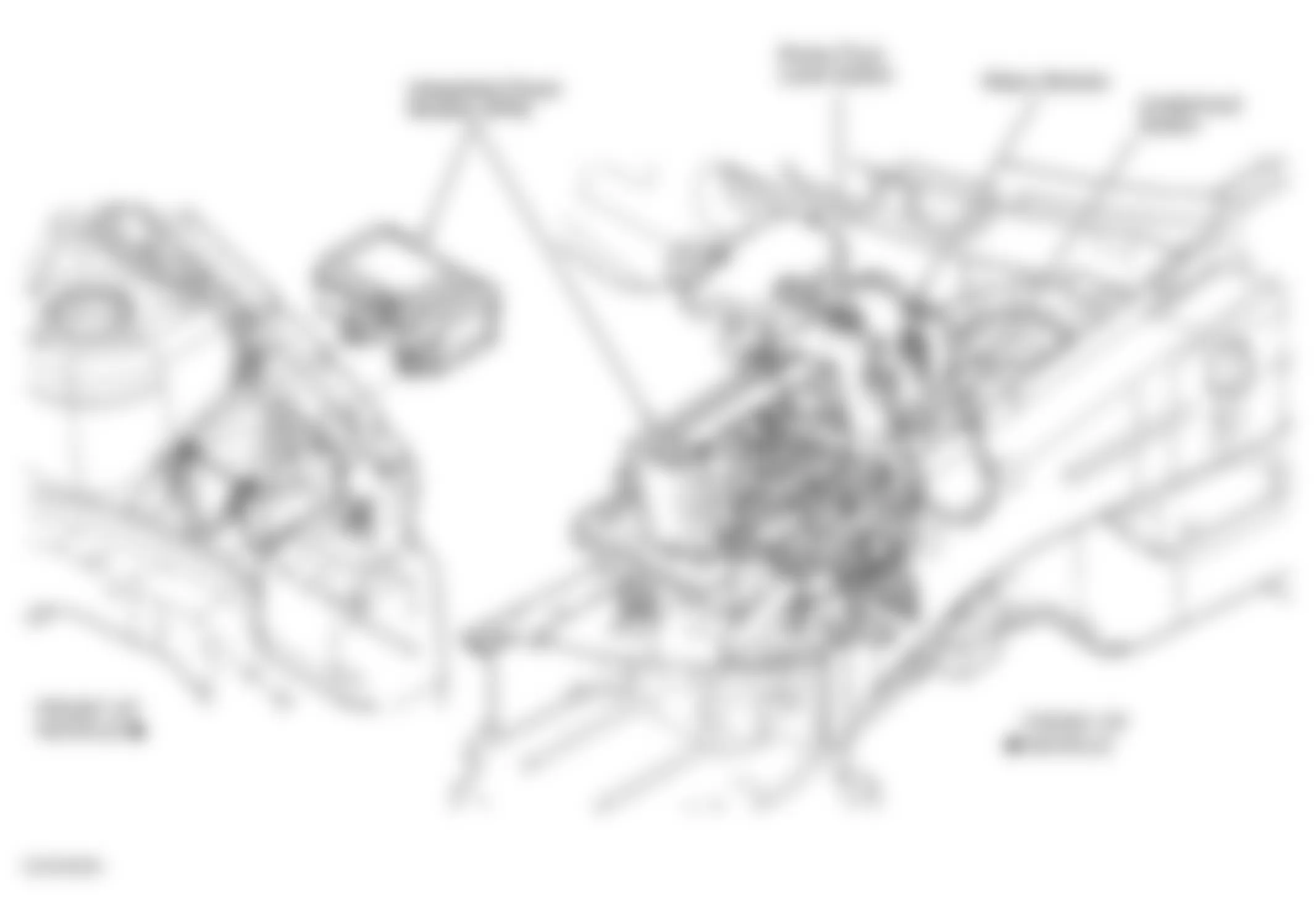 Dodge Grand Caravan SE 2002 - Component Locations -  Left Side Of Engine Compartment