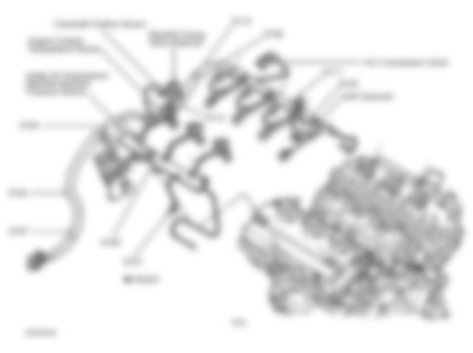 Dodge Intrepid ES 2002 - Component Locations -  Top Of Engine (3.5L)