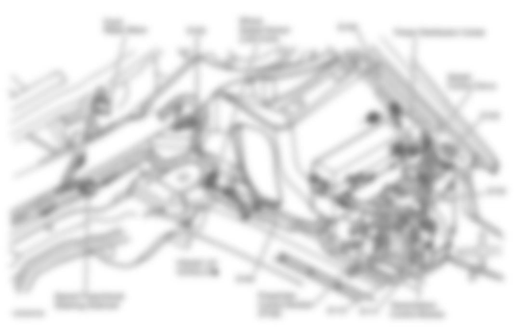 Dodge Intrepid ES 2002 - Component Locations -  Left Side Of Engine Compartment