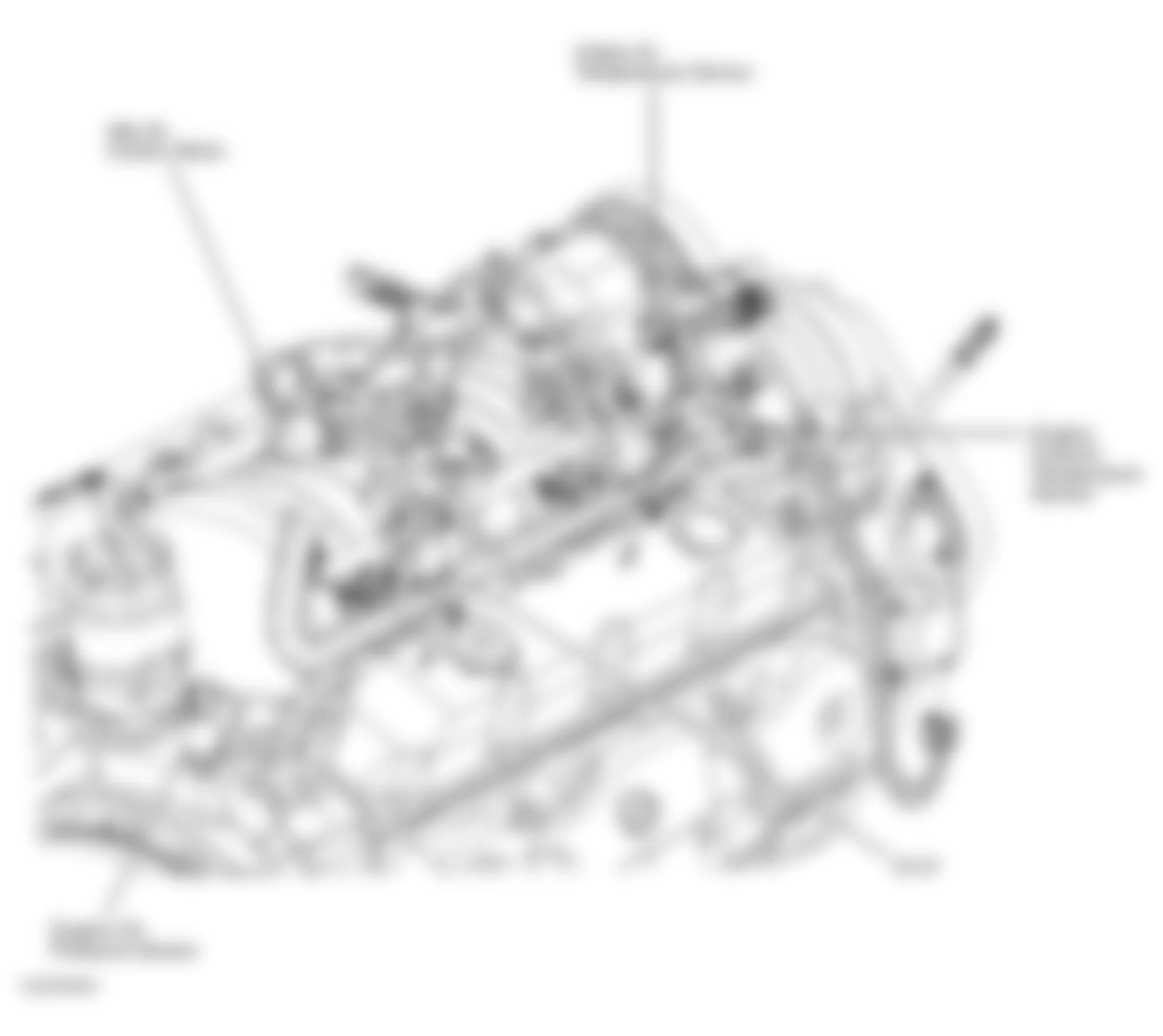Dodge Pickup R1500 2002 - Component Locations -  Right Side Of Engine (5.9L)