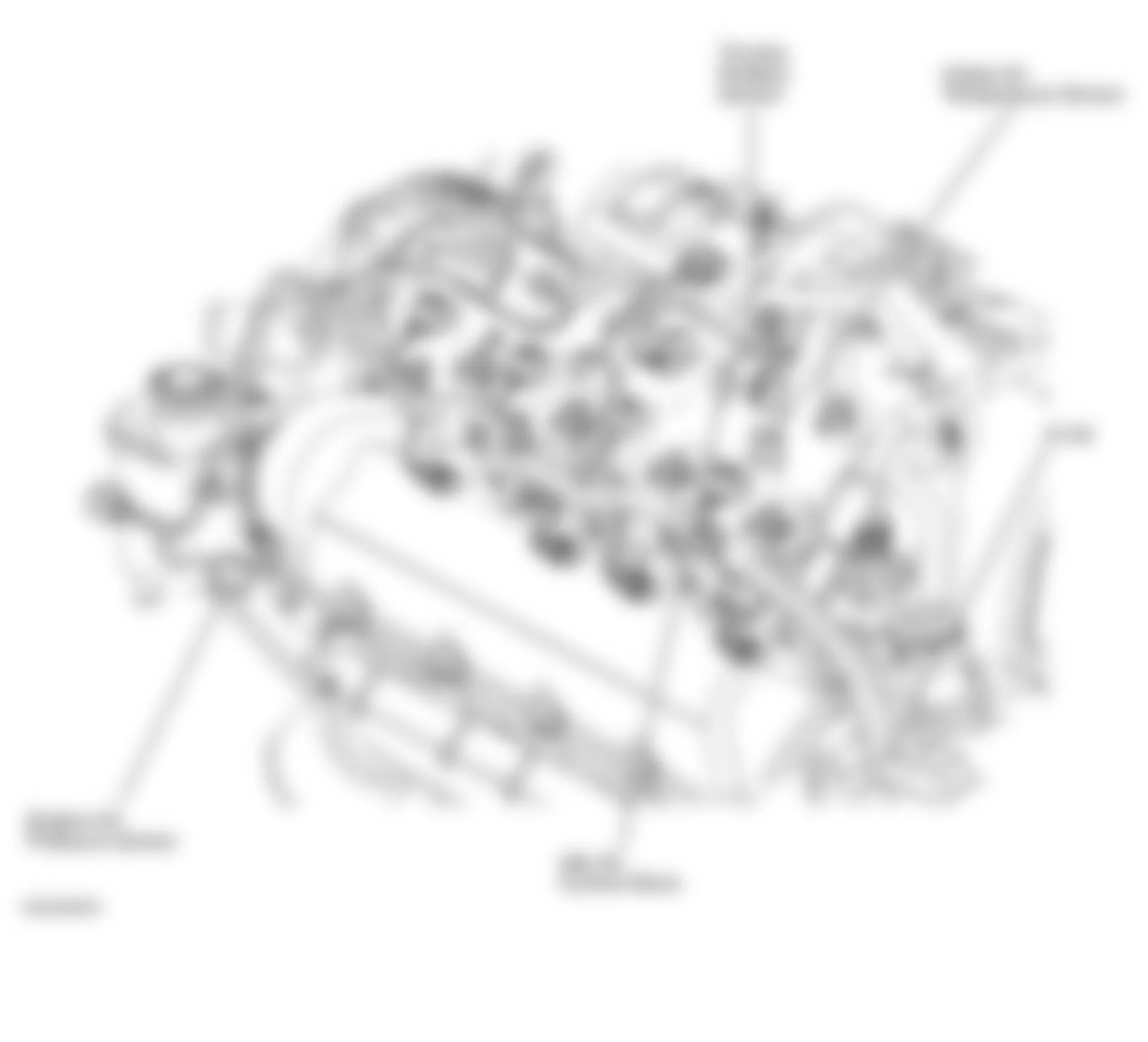 Dodge Pickup R2500 2002 - Component Locations -  Left Side Of Engine (4.7L)