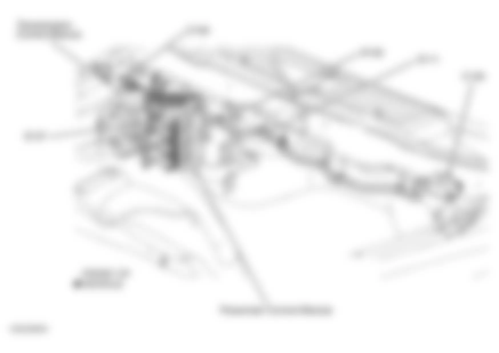 Dodge Pickup R2500 2002 - Component Locations -  Right Rear Of Engine Compartment