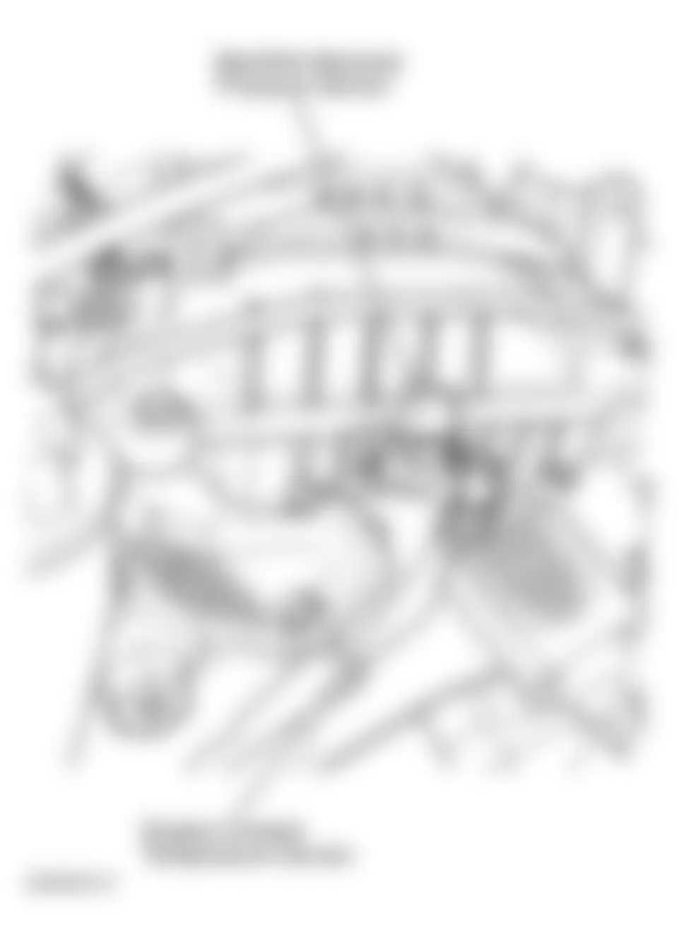 Dodge Pickup R3500 2002 - Component Locations - Upper Front Of Engine (3.7L)