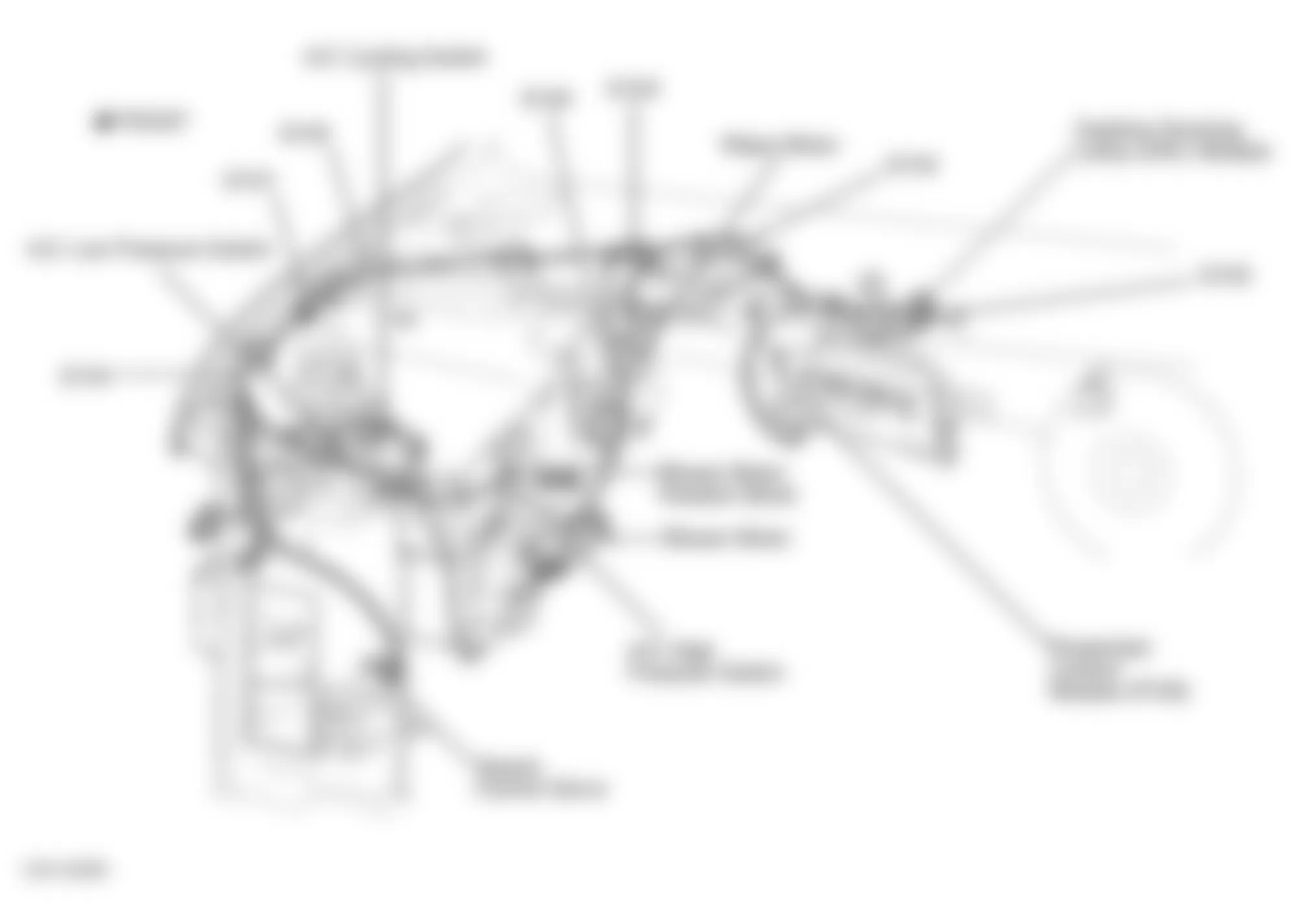 Dodge Ram Van B2500 2002 - Component Locations -  Right Rear Of Engine Compartment