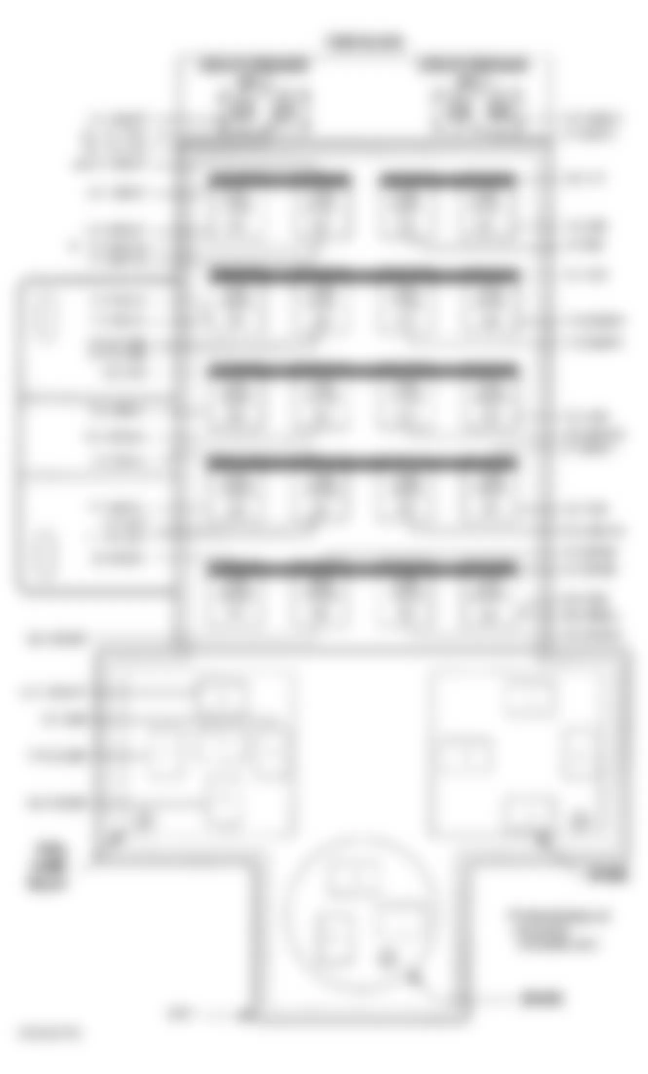 Dodge Ram Van B2500 2002 - Component Locations -  Identifying Fuse Block Components