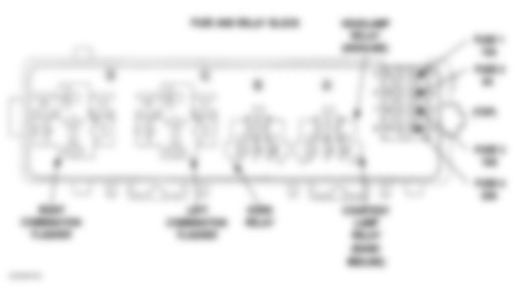 Dodge Ram Wagon B3500 2002 - Component Locations -  Identifying Fuse & Relay Block Components
