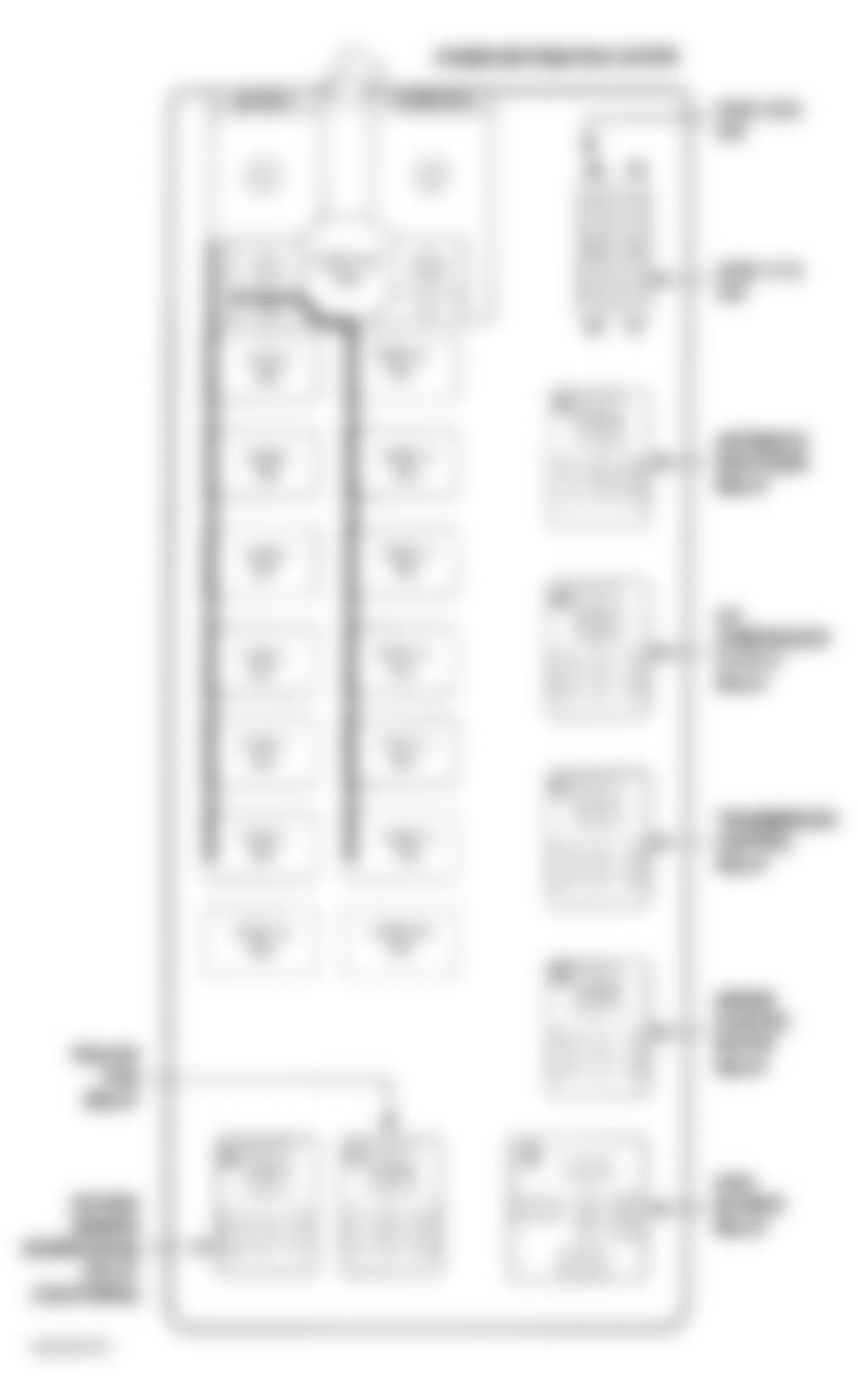 Dodge Ram Wagon B3500 2002 - Component Locations -  Identifying Power Distribution Center Components