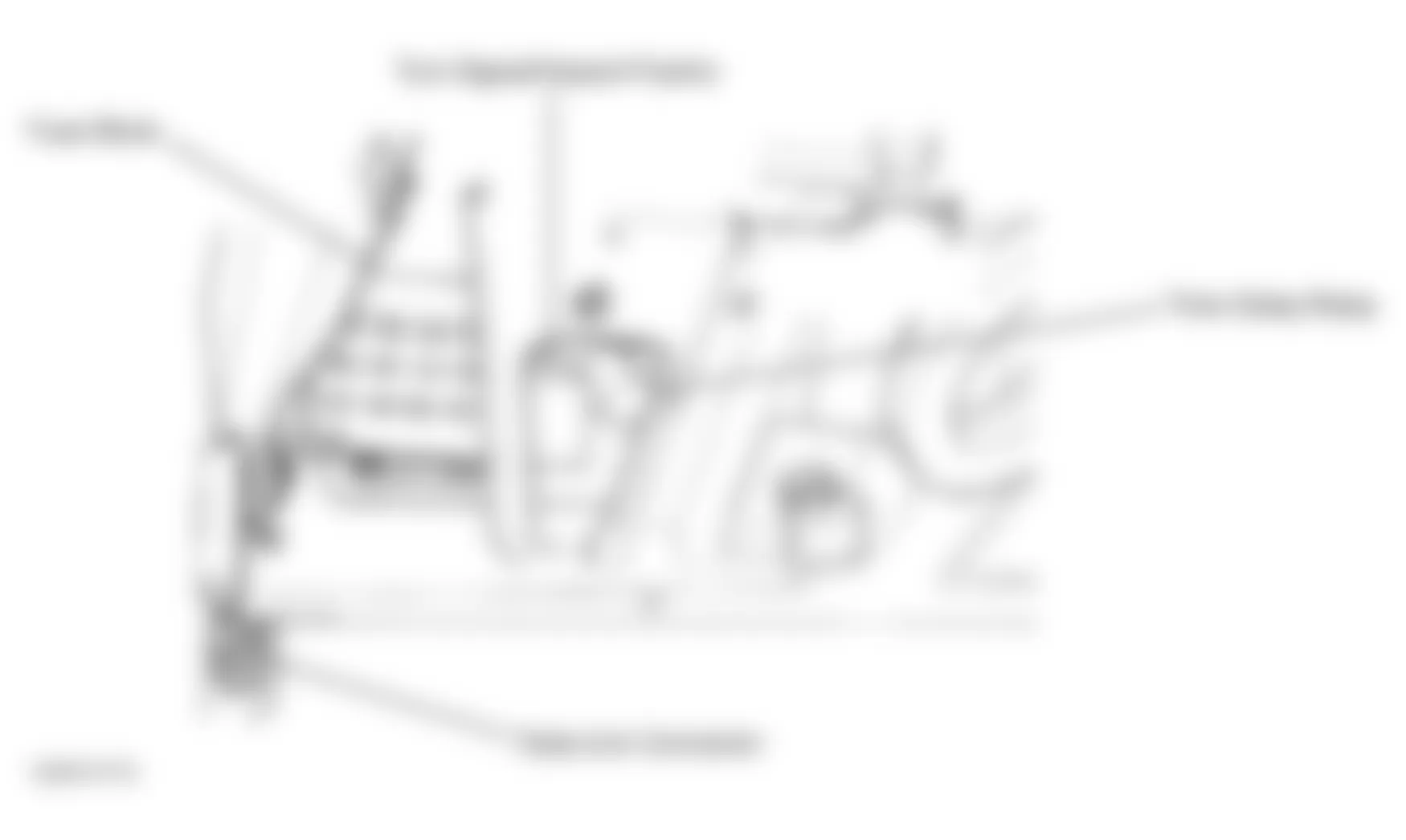 Dodge Viper RT/10 2002 - Component Locations -  Lower Left Side Of Dash
